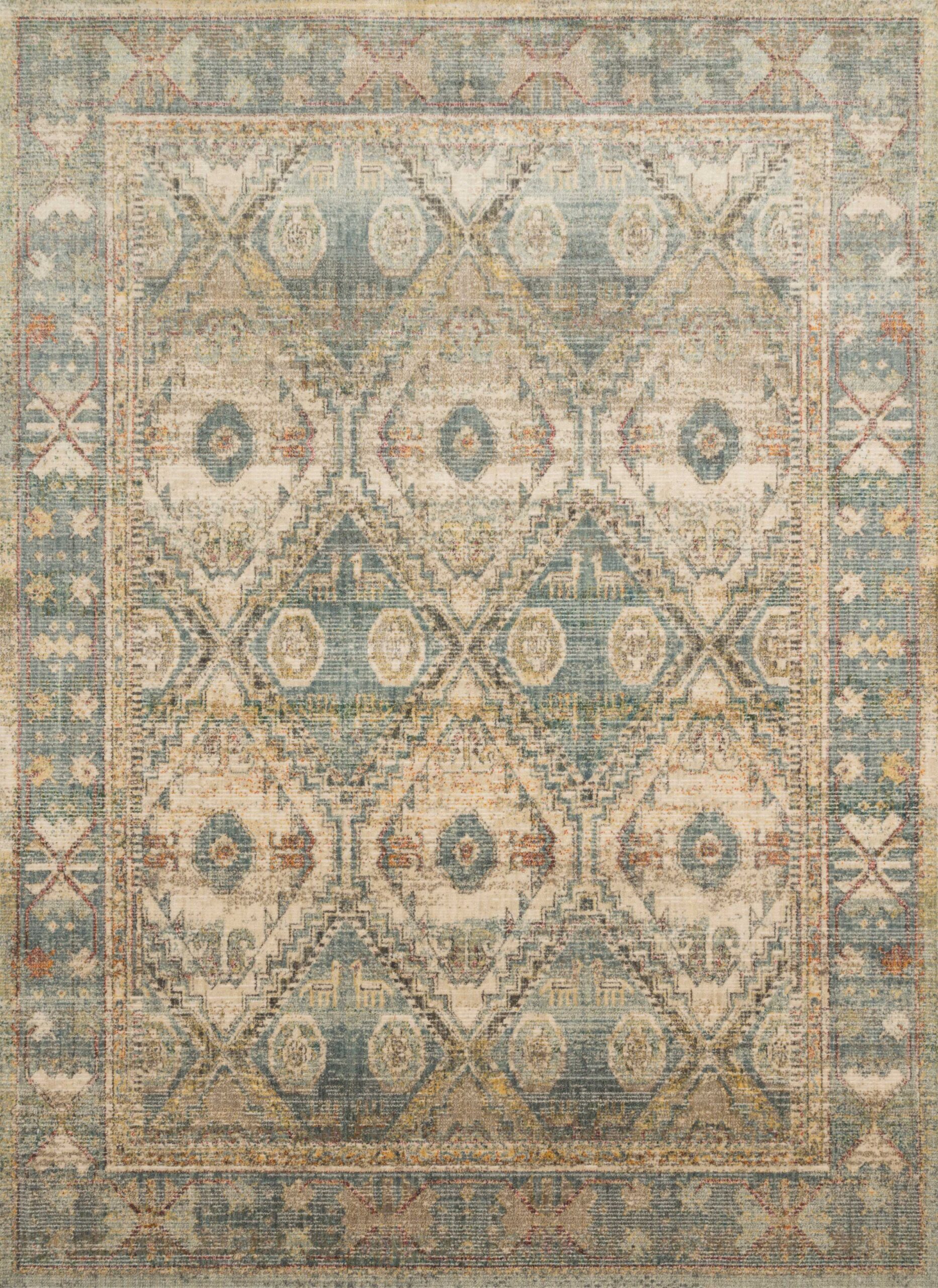 Magnolia Home By Joanna Taupe/Natural / Sky Traditional Rug