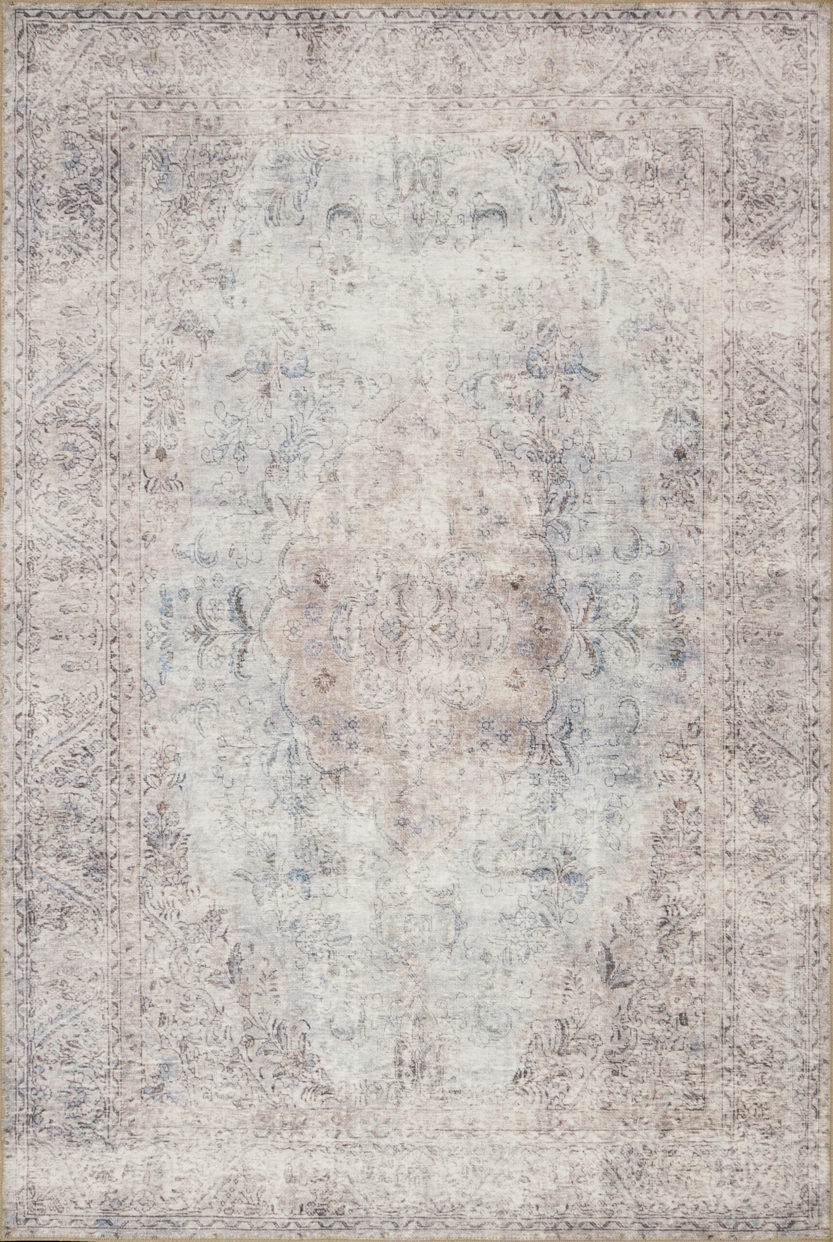 Loloi II Loren Silver Silver / Slate Rug