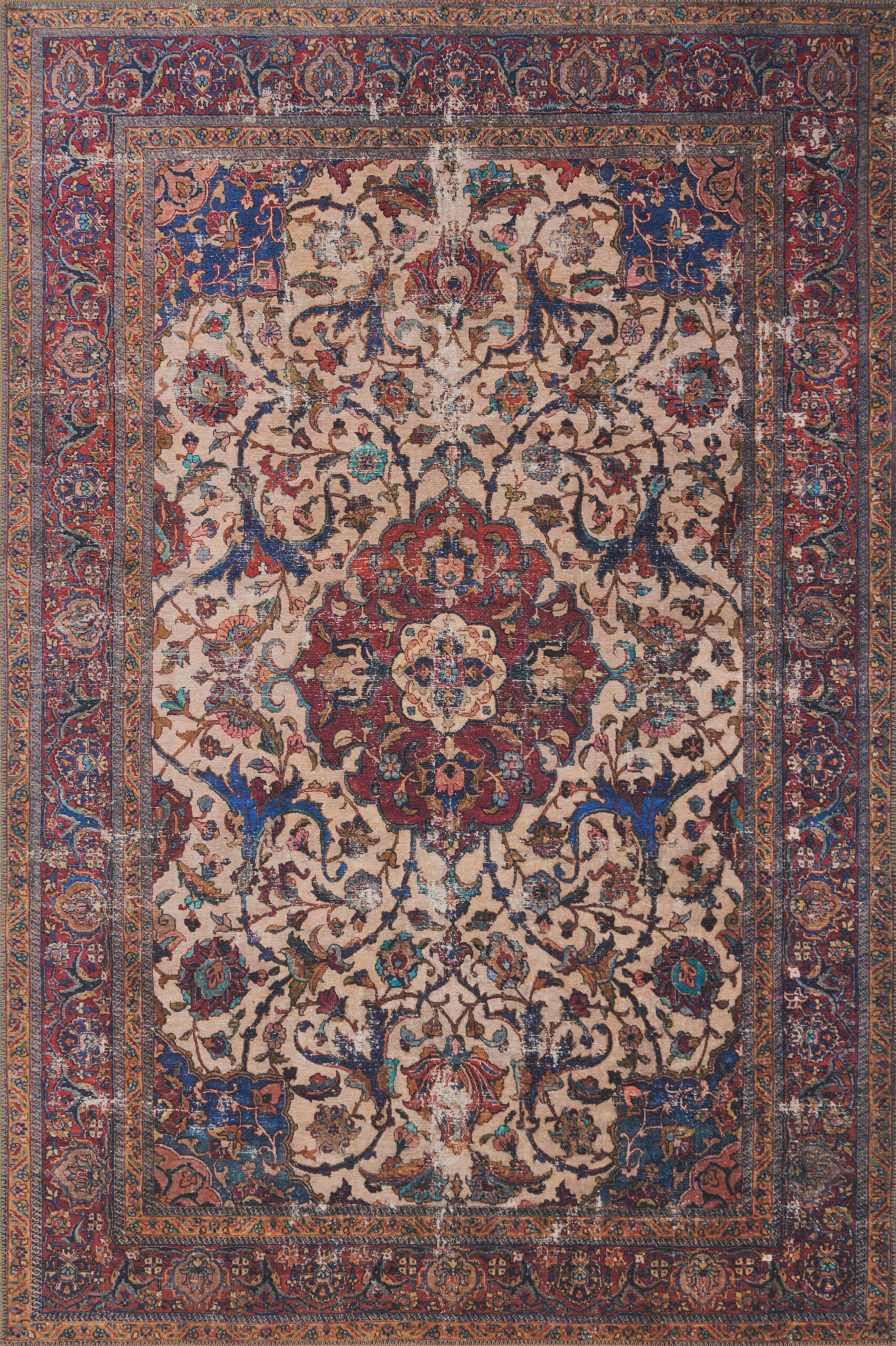 Loloi II Loren Sand Sand / Multi Rug