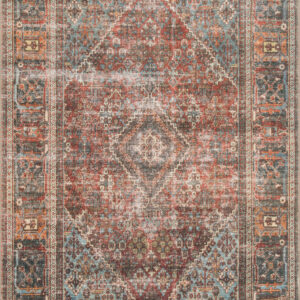 Loloi II Loren Brick Brick / Midnight Rug