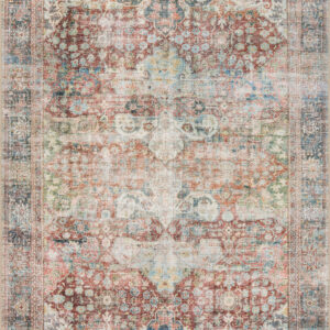 Loloi II Loren Brick Brick / Multi Rug