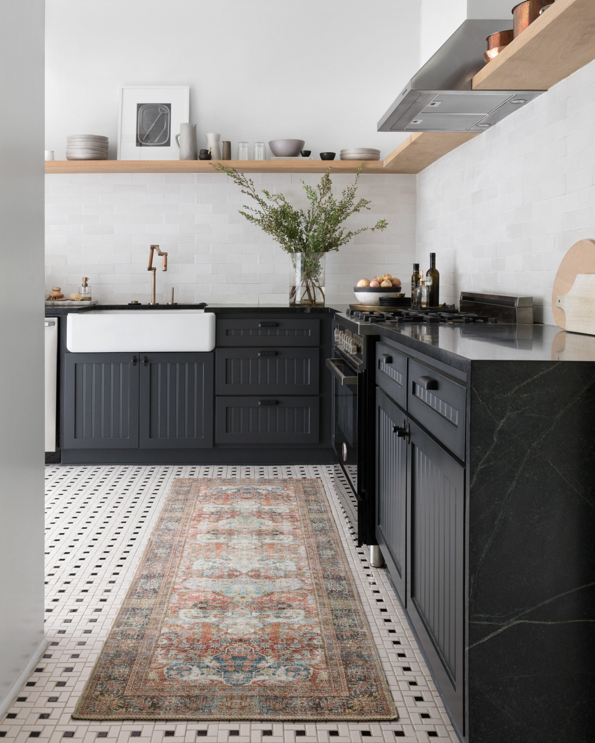 Loloi II Loren Brick Brick / Multi Rug
