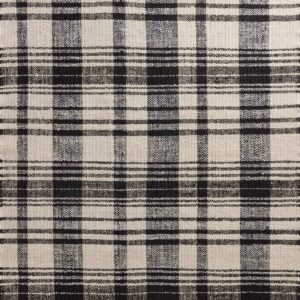 Magnolia Home by Joanna Ivory / Black Plaid Pattern Jute Rug