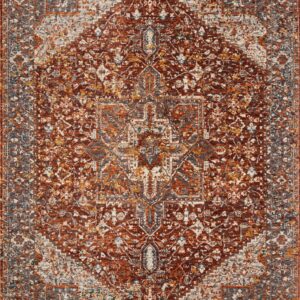 Loloi Lourdes Rust / Rust / Multi Rug