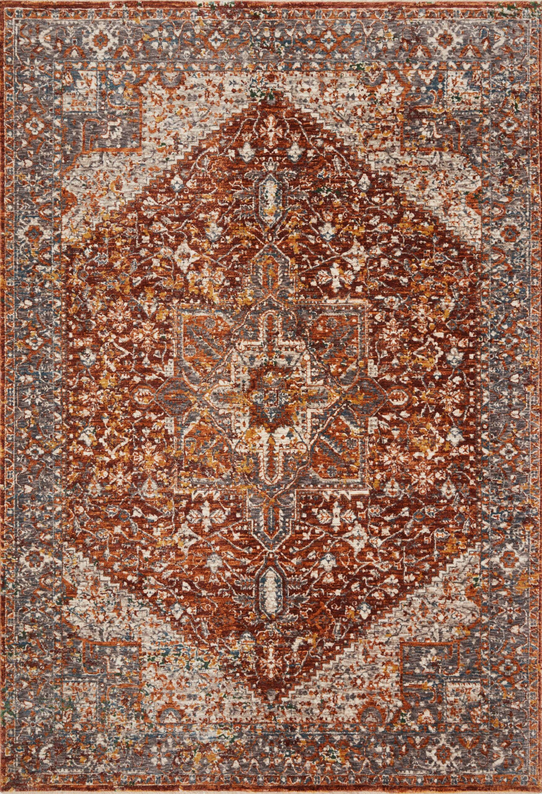 Loloi Lourdes Rust / Rust / Multi Rug