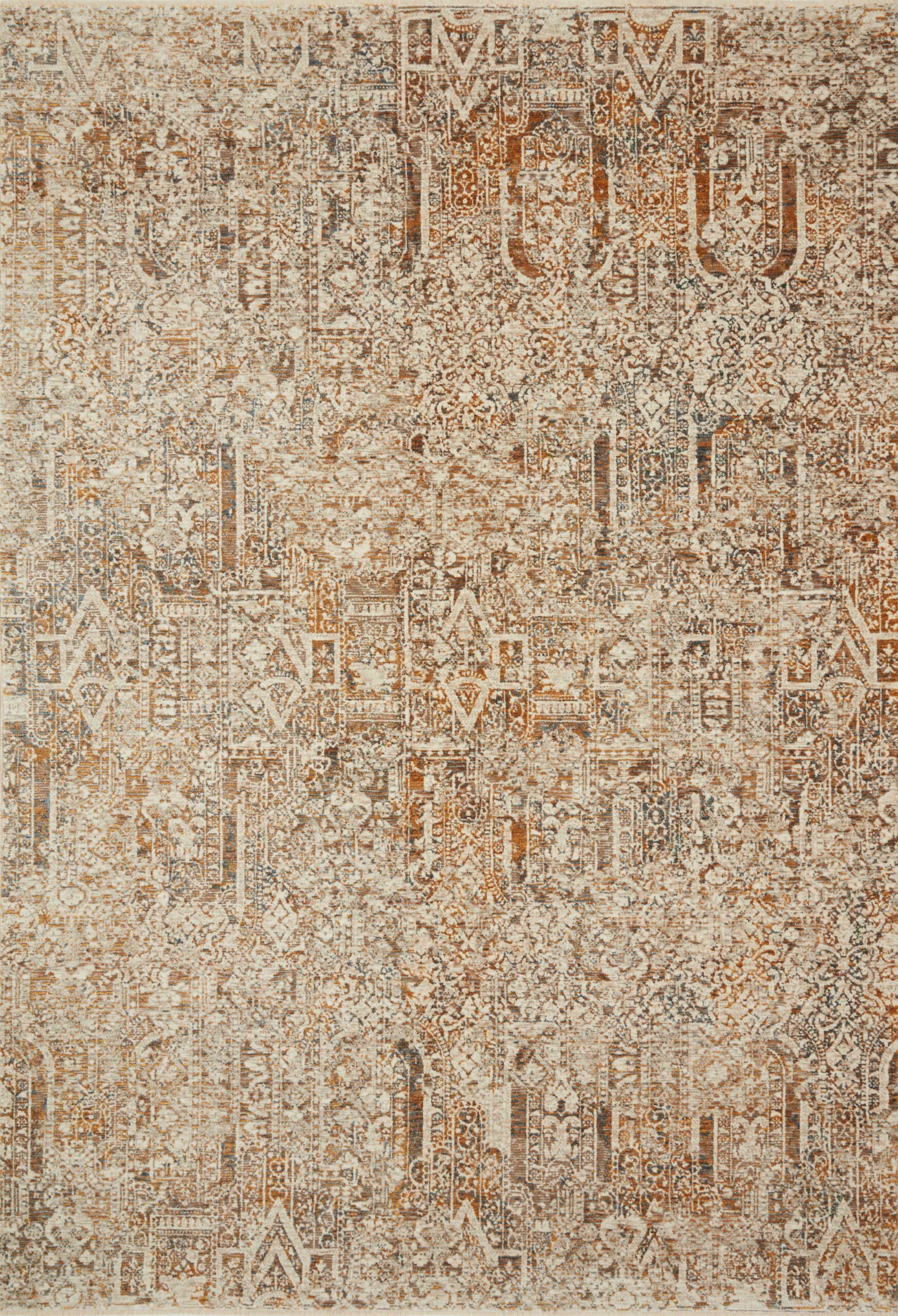 Loloi Lourdes Ivory / Ivory / Orange Rug