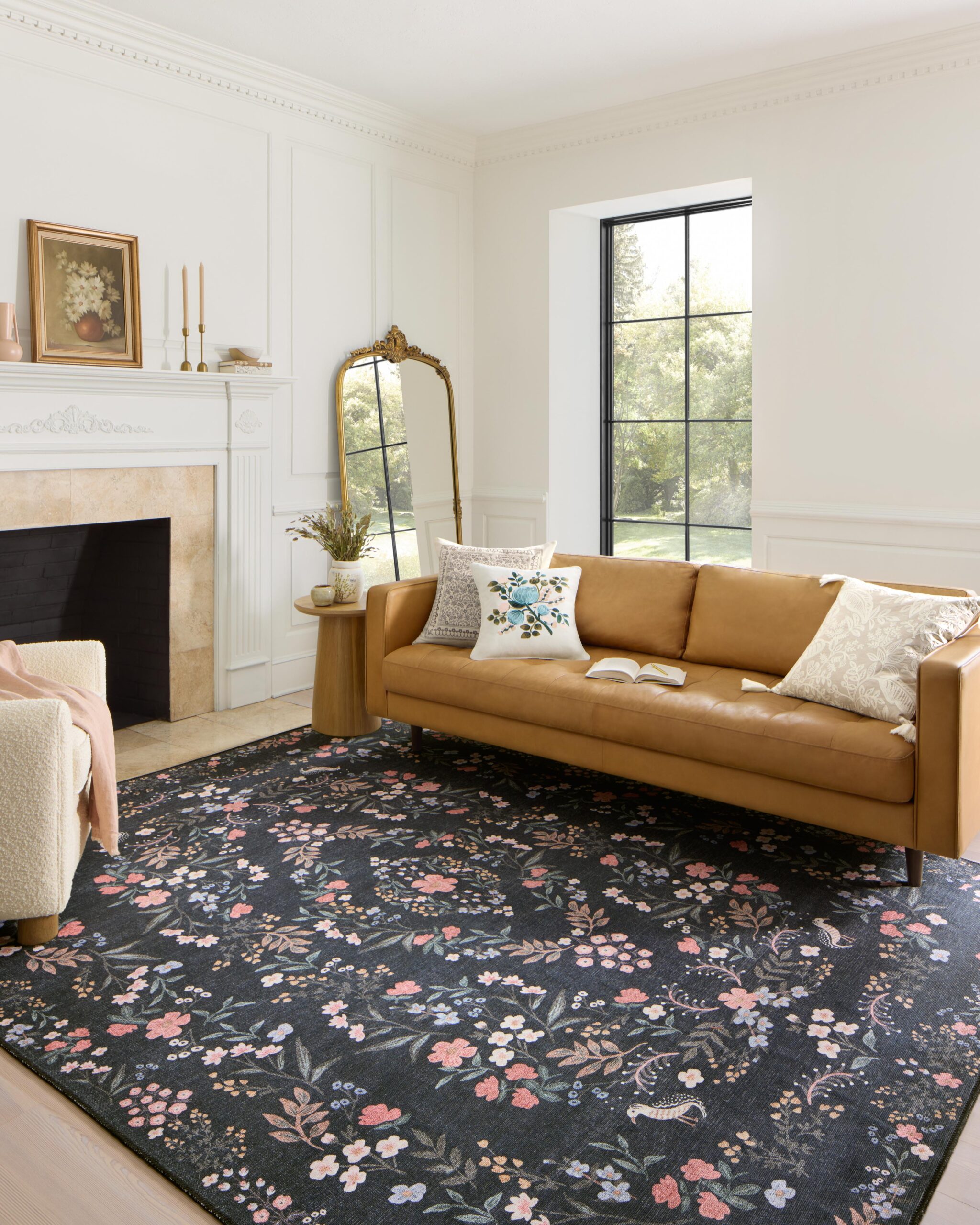 Rifle Paper Co. x Loloi Maison Collection Signature Floral Pattern Rug