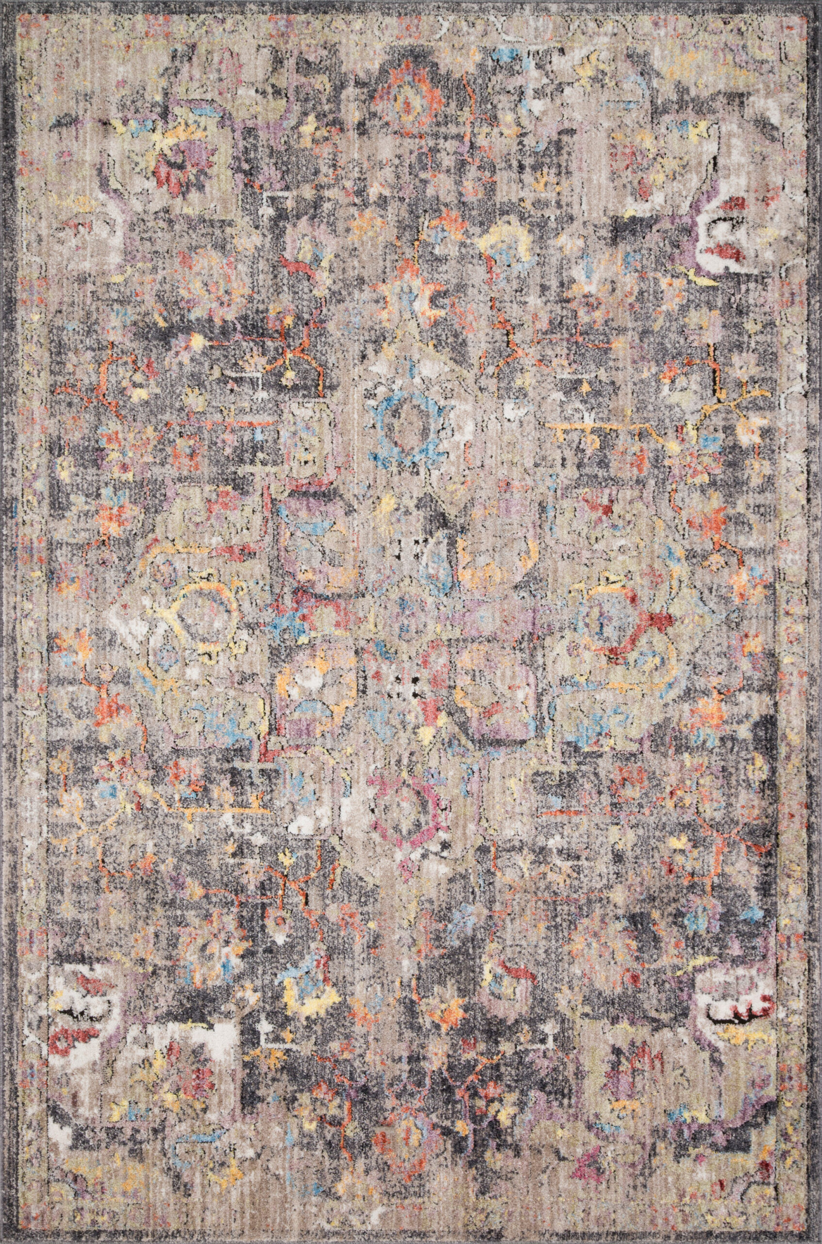 Loloi Medusa Charcoal / Charcoal / Fiesta Rug