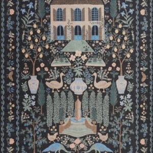 Power-Loomed Rifle Paper Co. x Loloi Menagerie Collection Modern Rug