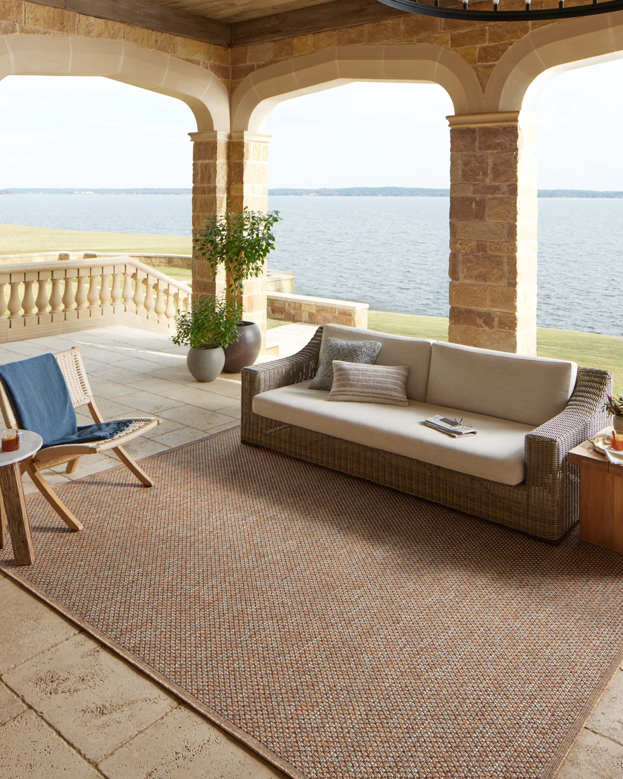 Loloi II Merrick Oatmeal Oatmeal / Sunrise Rug