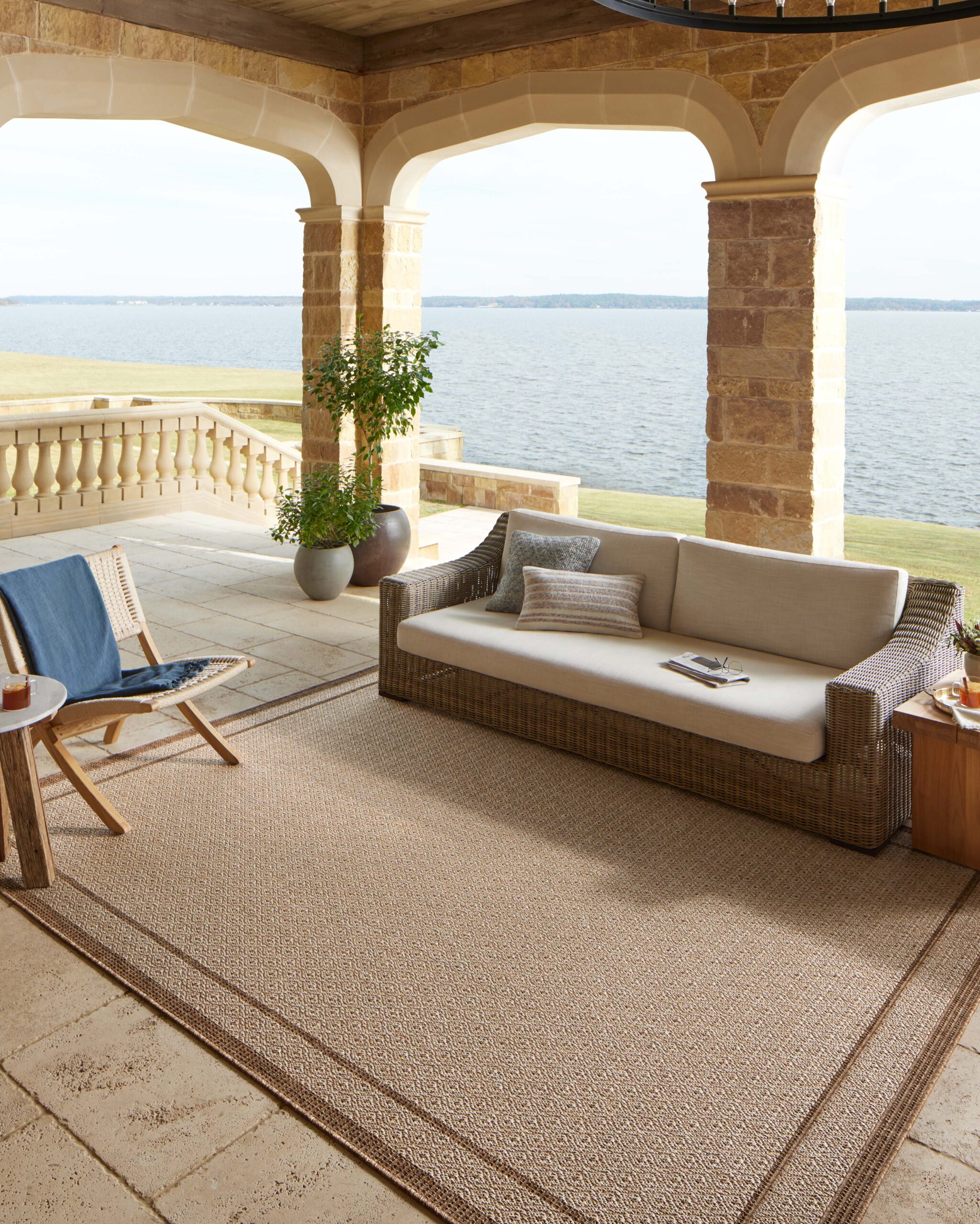 Loloi II Merrick Chestnut Chestnut / Oatmeal Rug