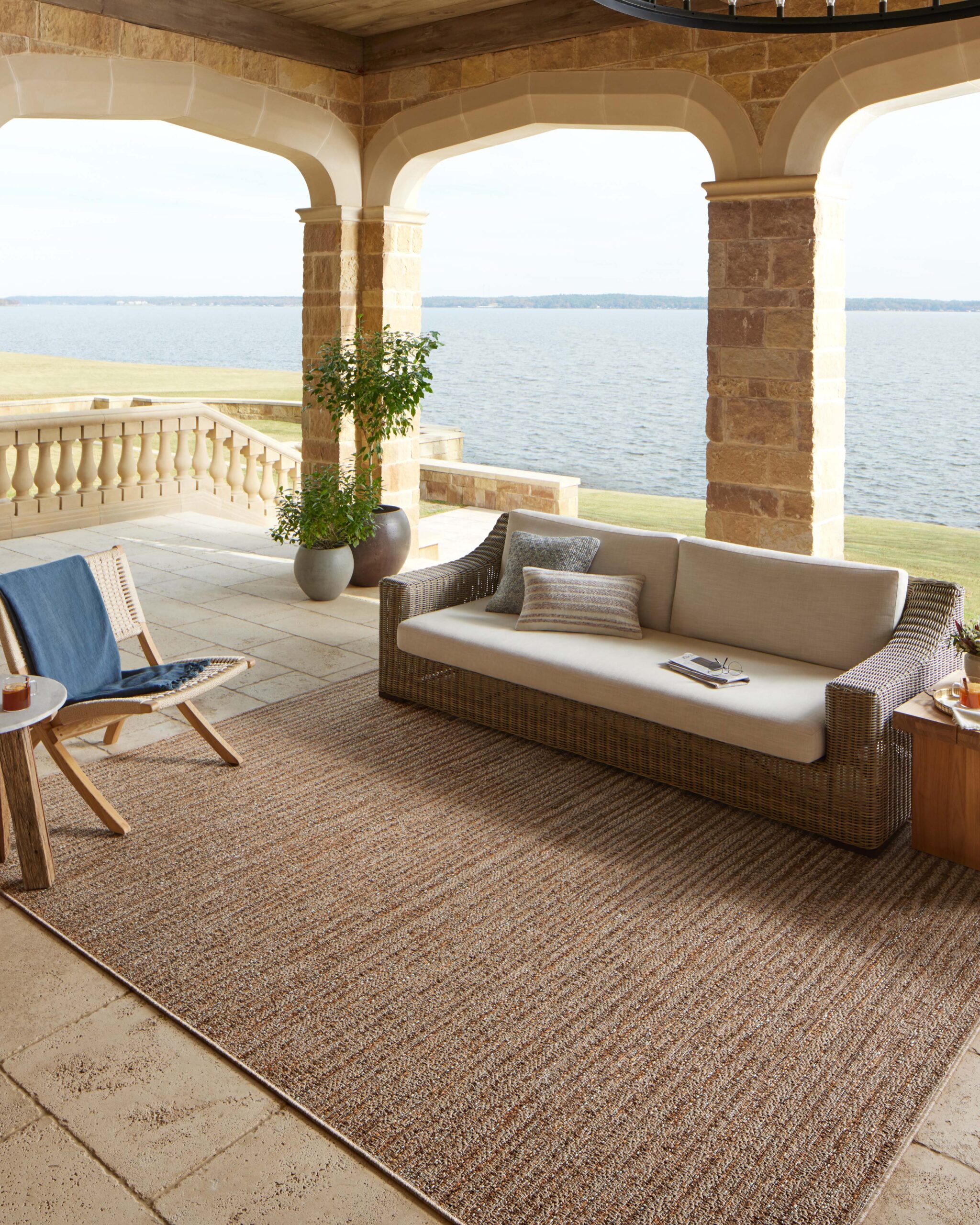 Loloi II Merrick Oatmeal Oatmeal / Multi Rug