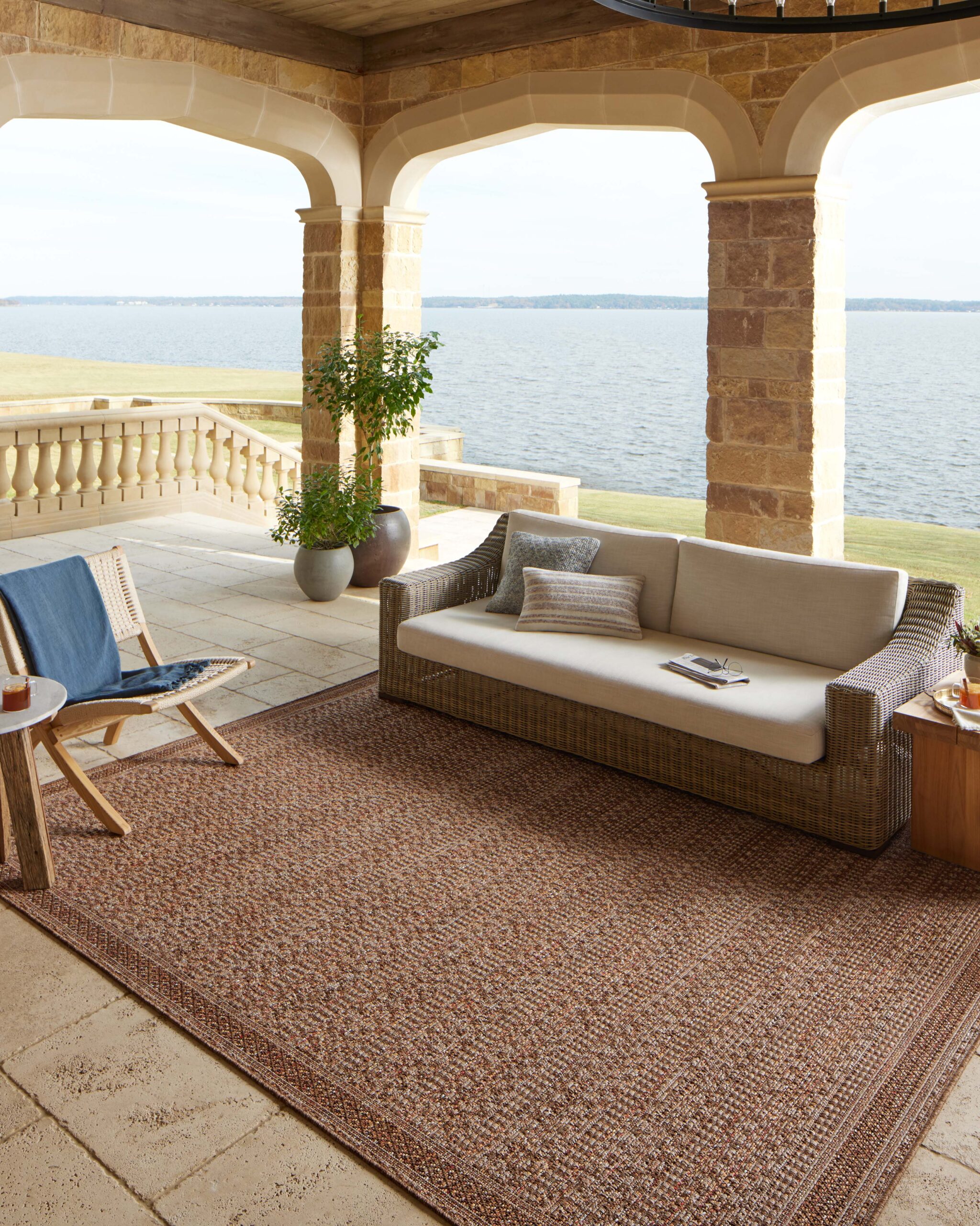 Loloi II Merrick Natural Natural / Fiesta Rug