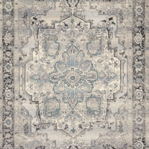 Loloi Mika  Dk  Grey / Blue Rug