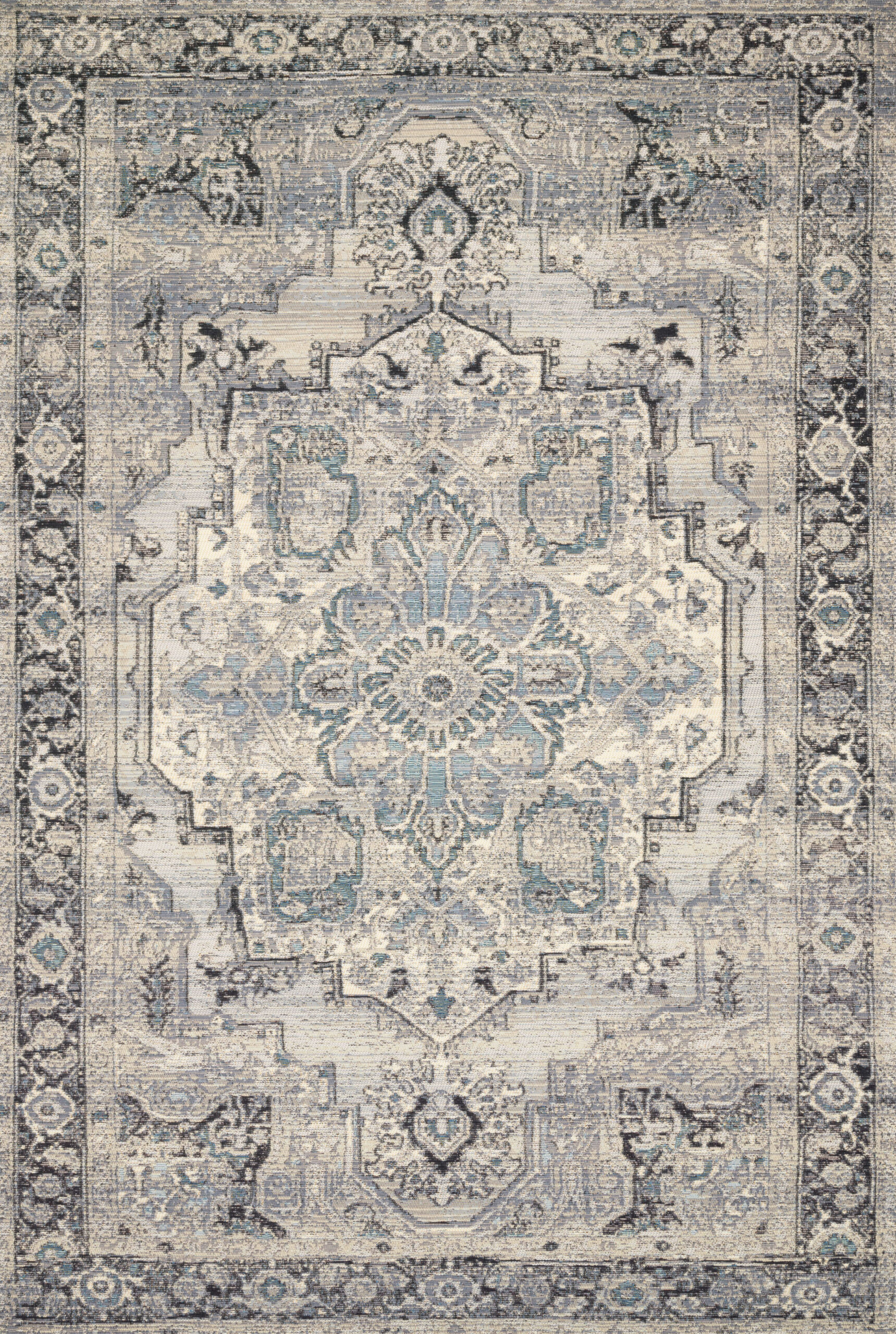 Loloi Mika Dk Grey / Blue Rug