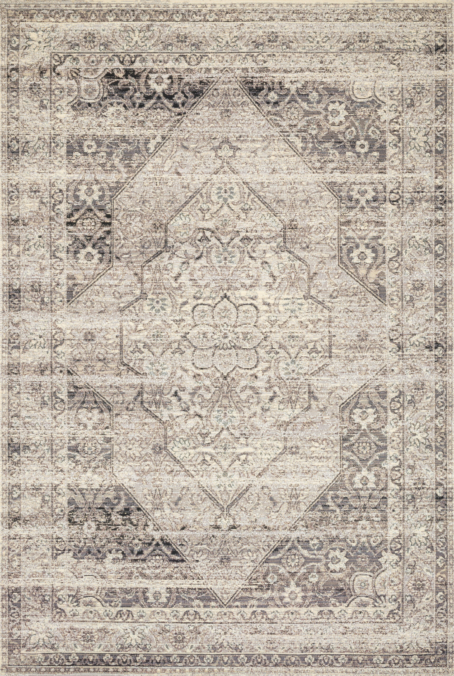 Loloi Mika Stone / Stone / Ivory Rug