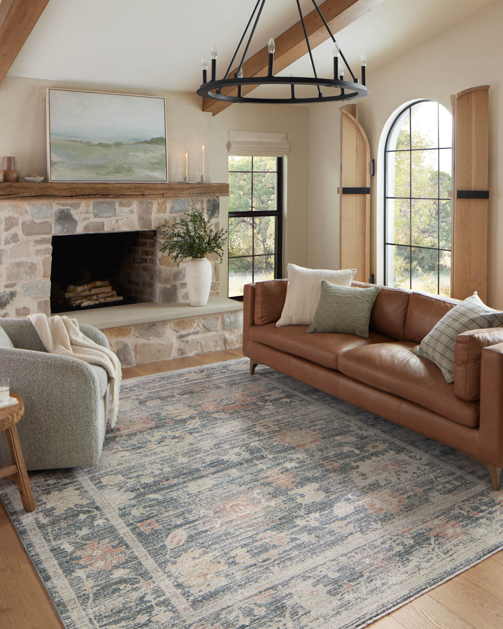 Magnolia Home by Joanna Blue / Silver Rug