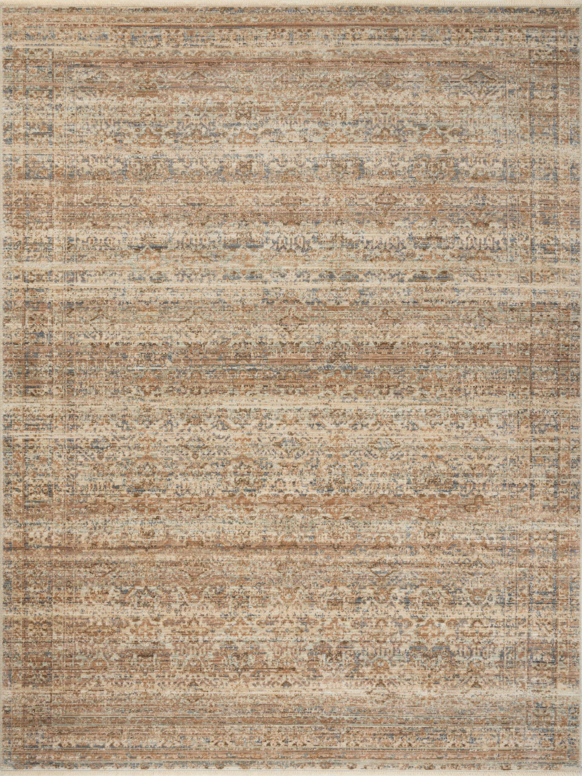 Amber Lewis x Loloi Natural / Denim Rug