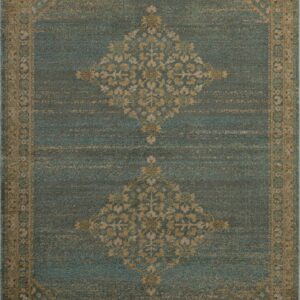Magnolia Home by Joanna Sunset/ Aqua Rug