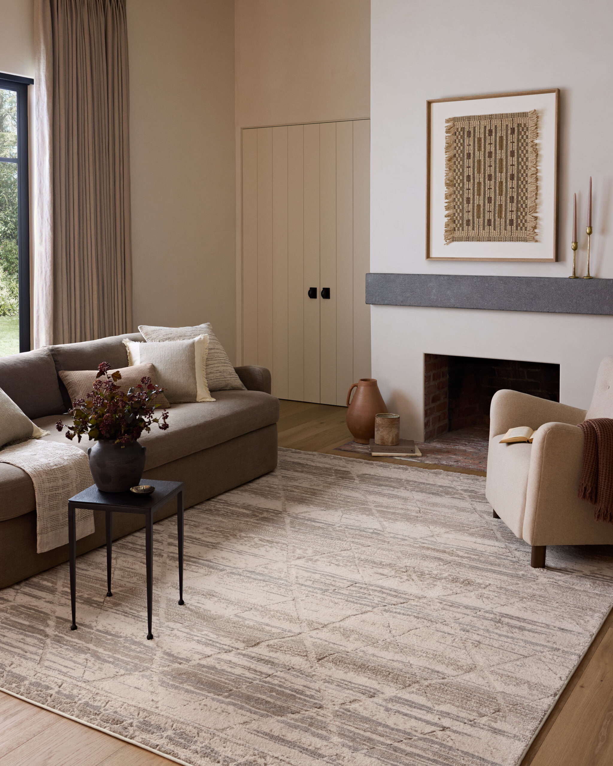 Amber Lewis x Loloi Ivory / Natural Rug