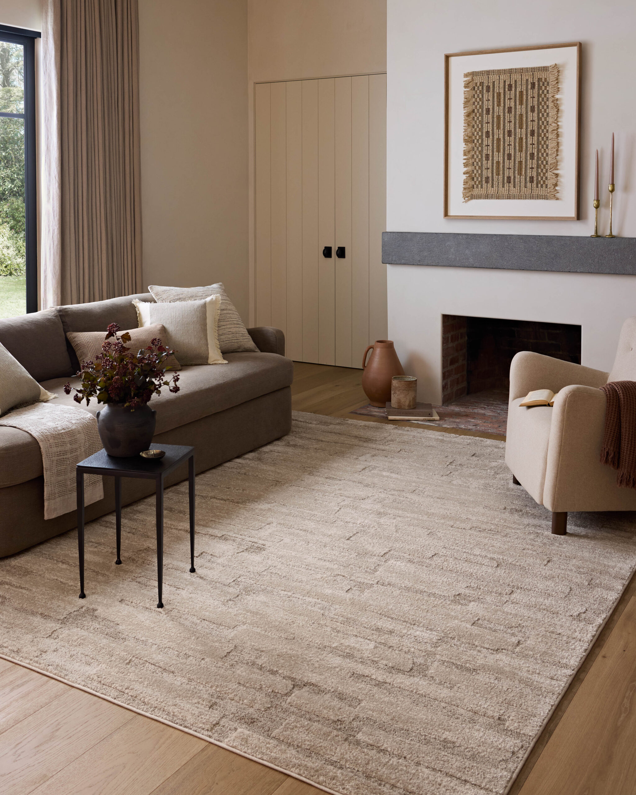 Amber Lewis x Loloi Taupe / Beige Rug
