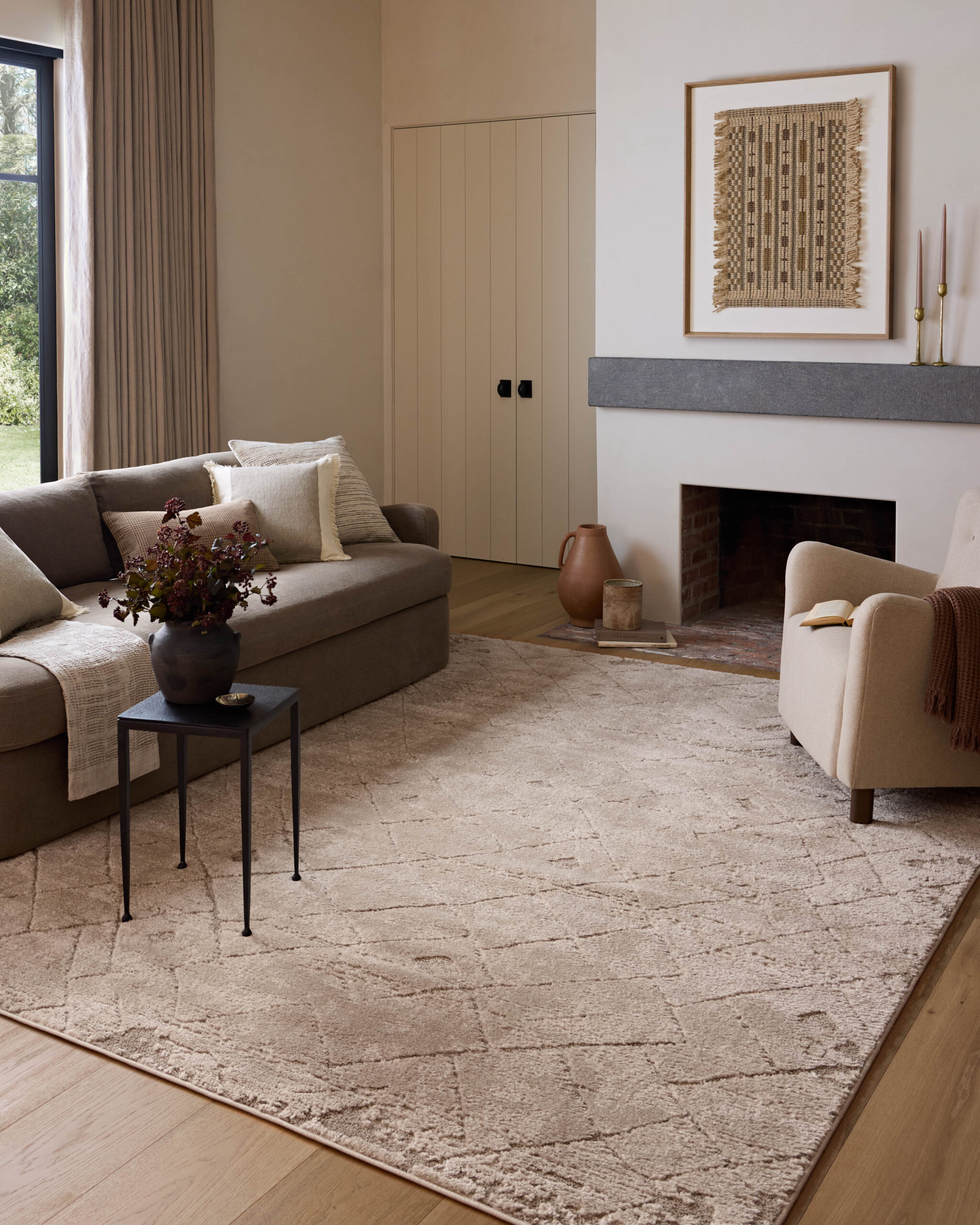 Amber Lewis x Loloi Beige / Natural Rug