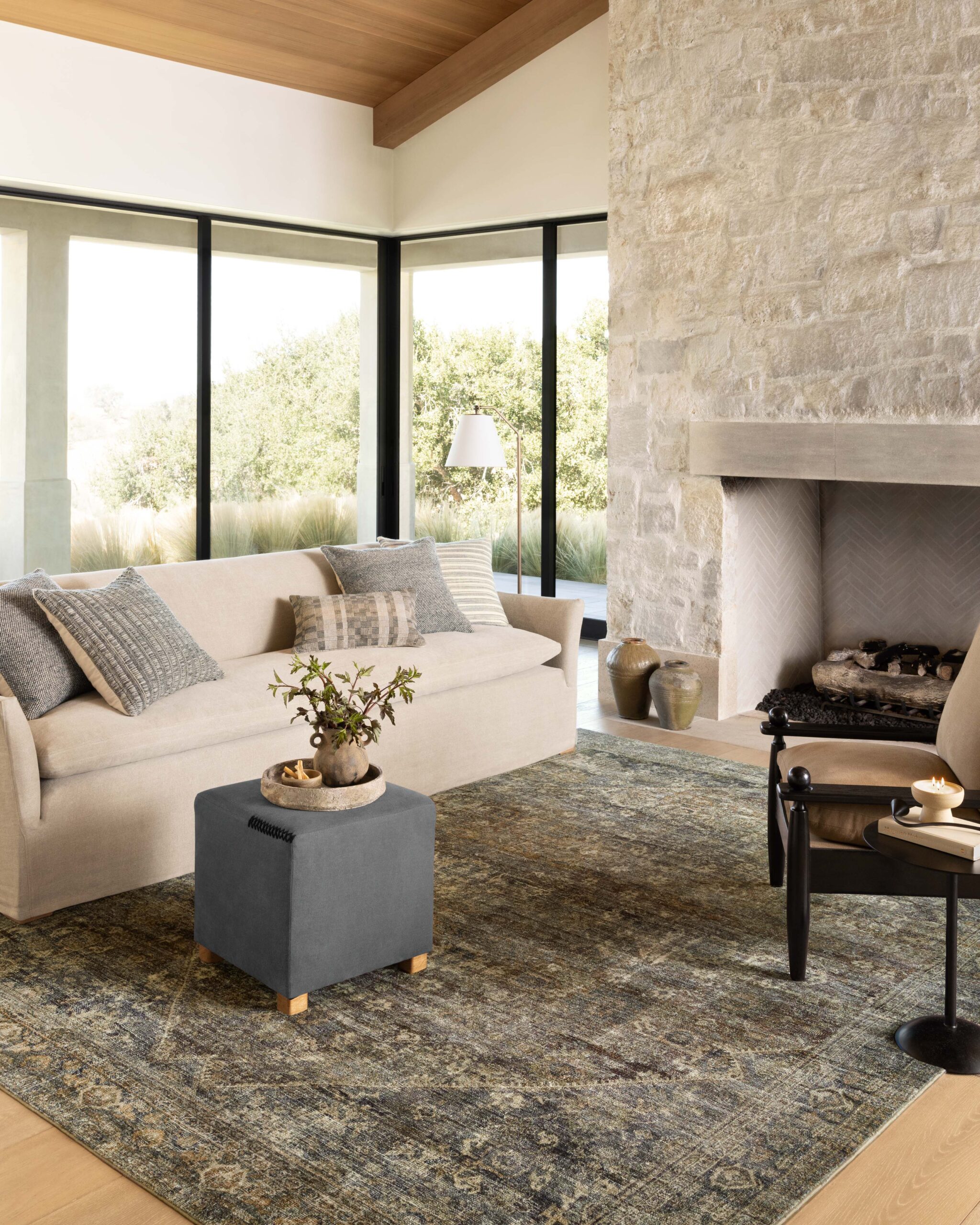 Amber Lewis x Loloi Spice / Lagoon Rug