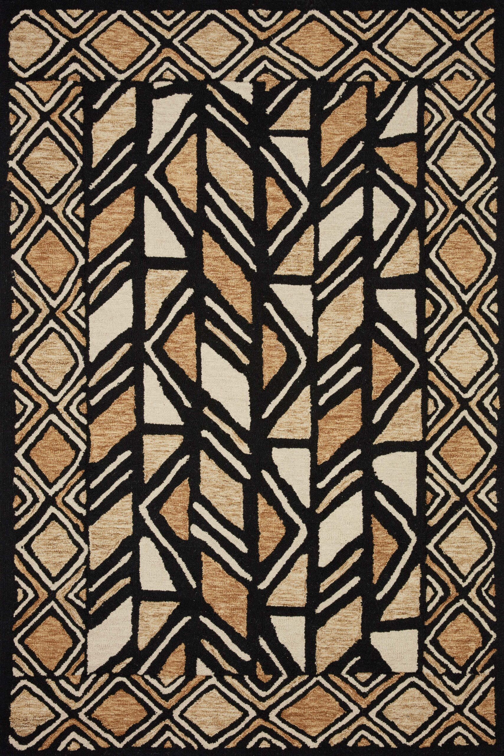 Loloi II Nala Black Black / Beige Rug