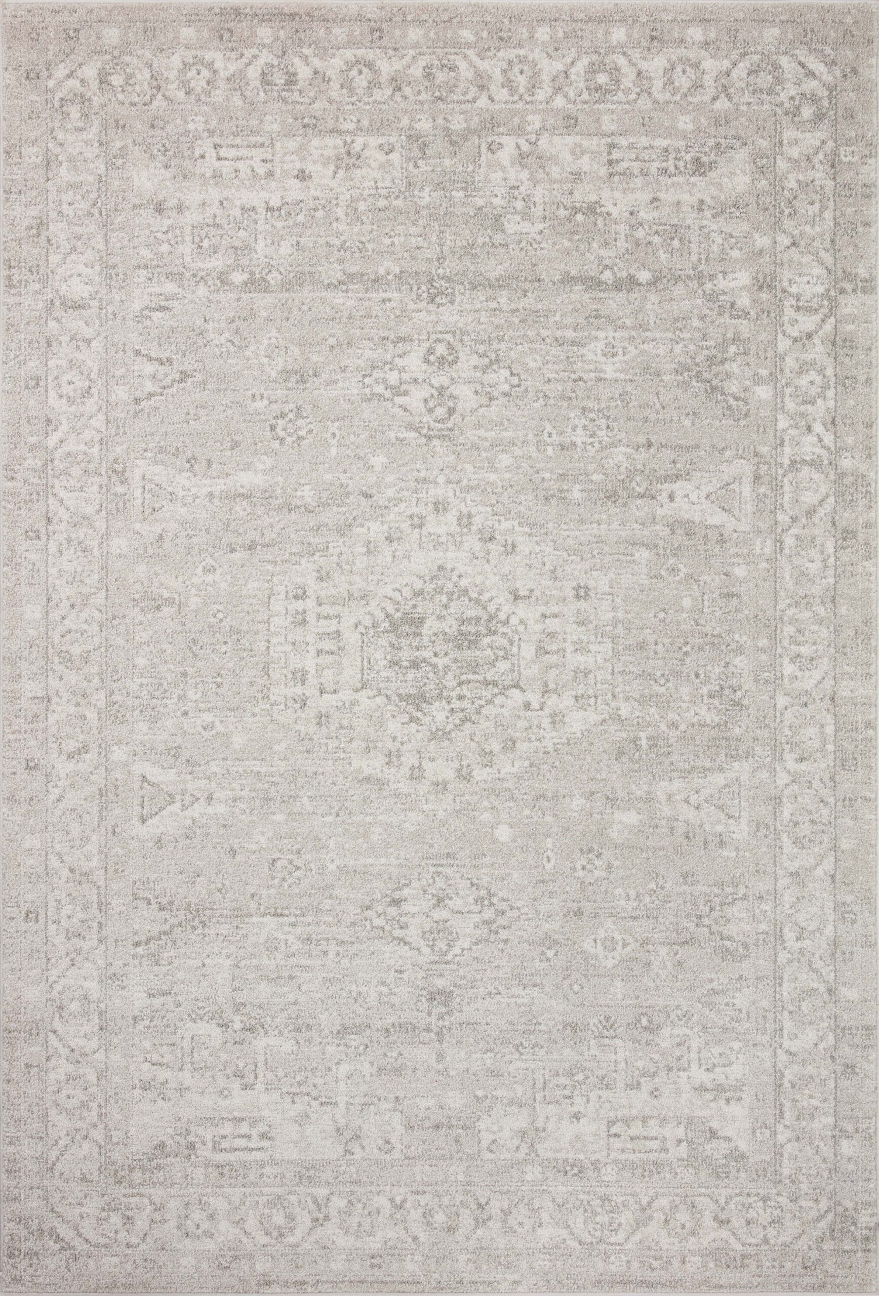 Loloi II Odette Silver Silver / Ivory Rug