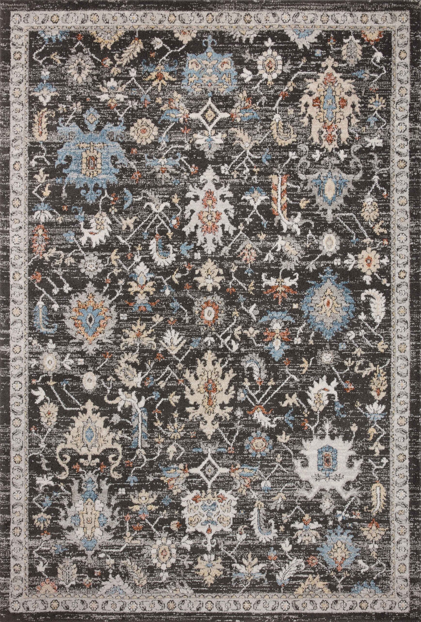 Loloi II Odette Charcoal Charcoal / Multi Rug