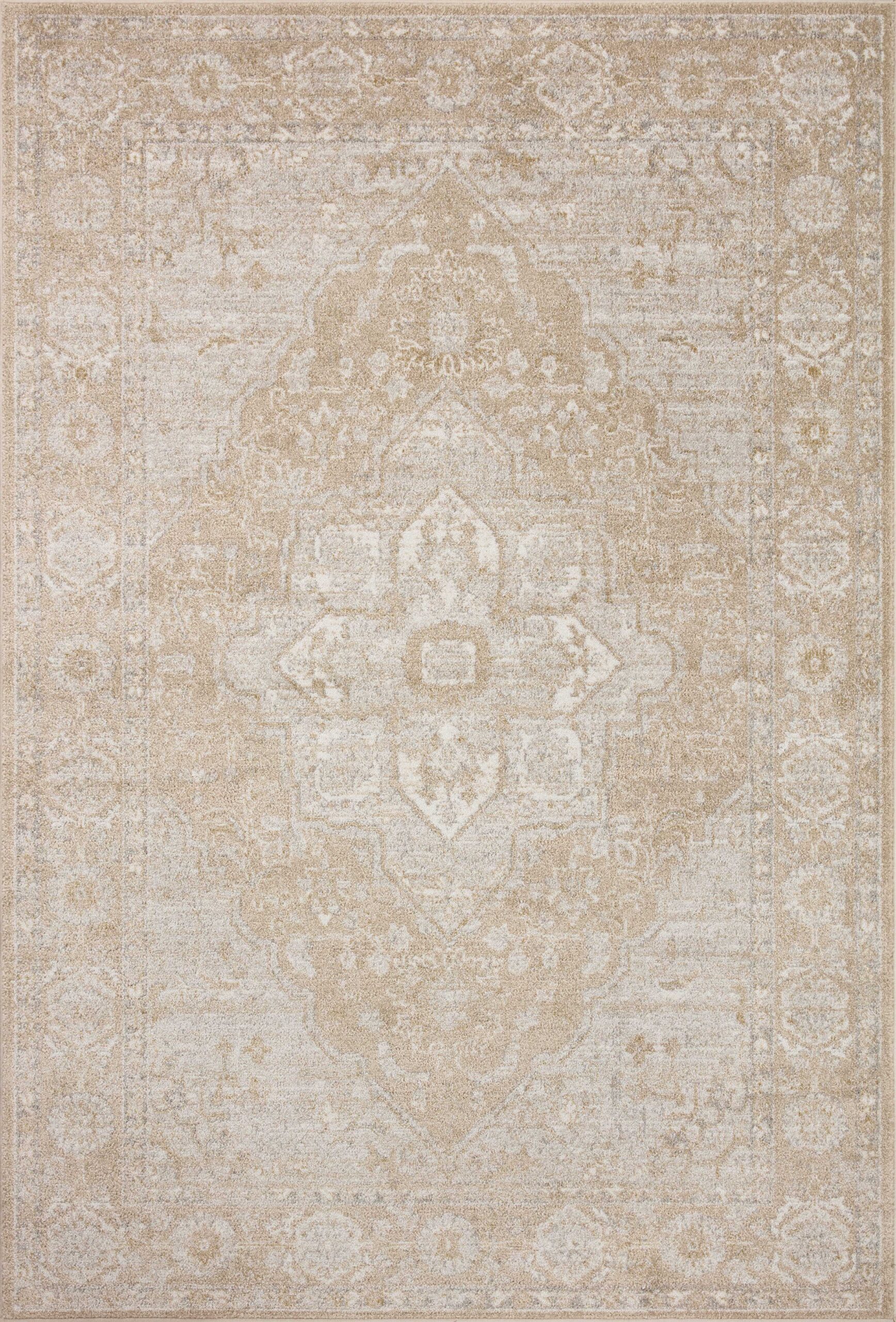 Loloi II Odette Beige Beige / Silver Rug