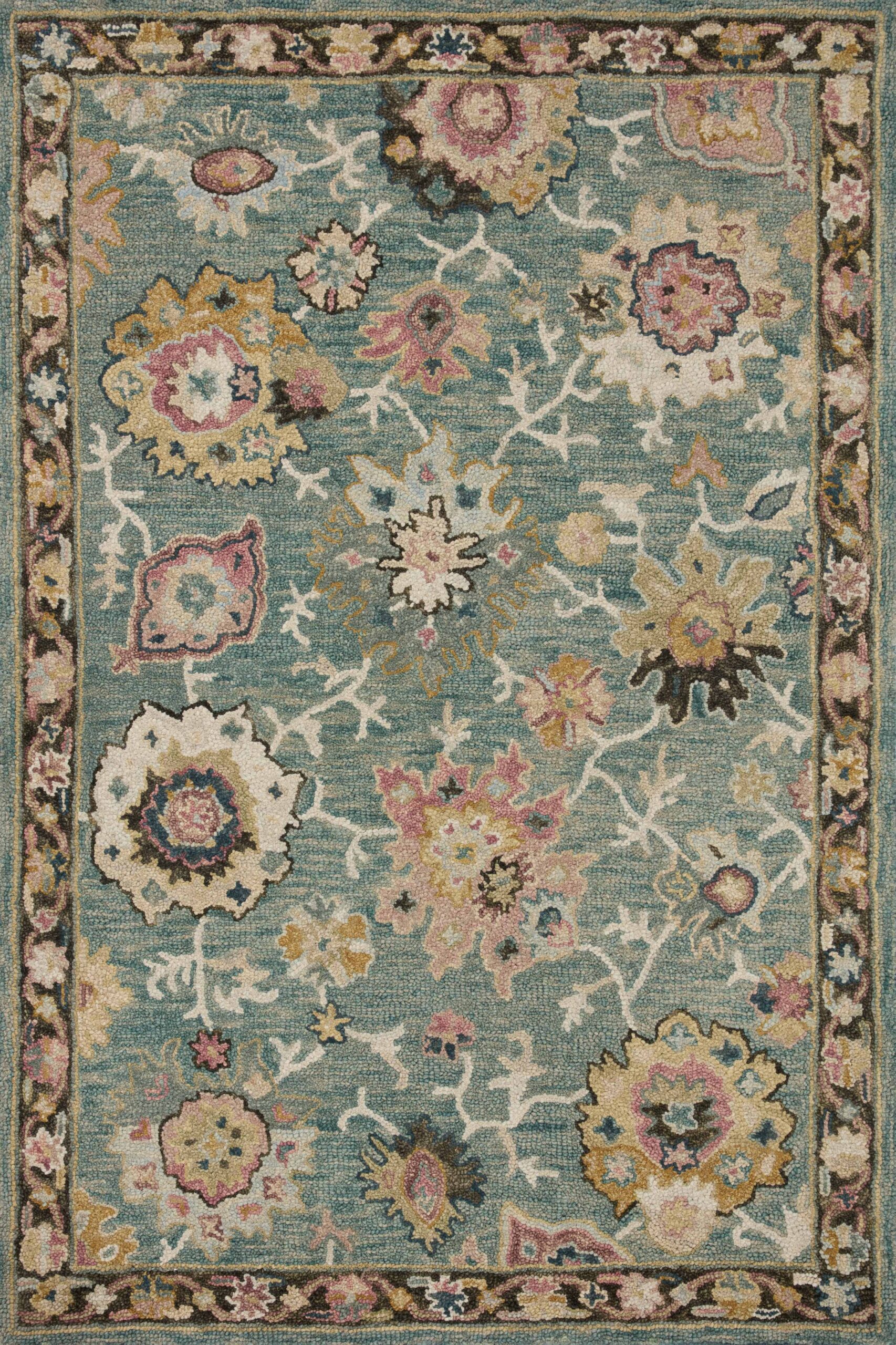 Loloi Padma Teal / Teal / Multi Rug