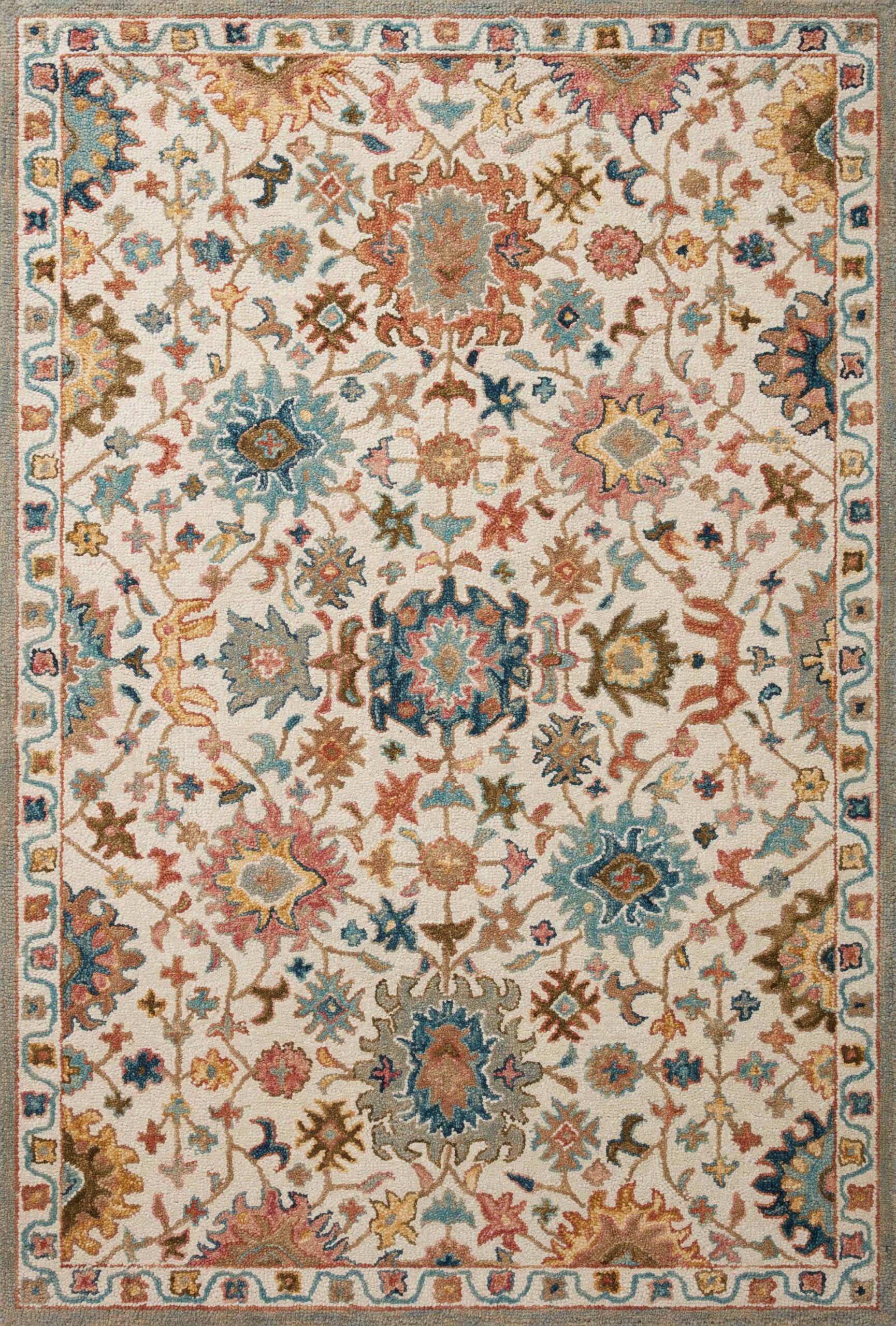 Loloi Padma Ivory / Terracotta / Multi Rug