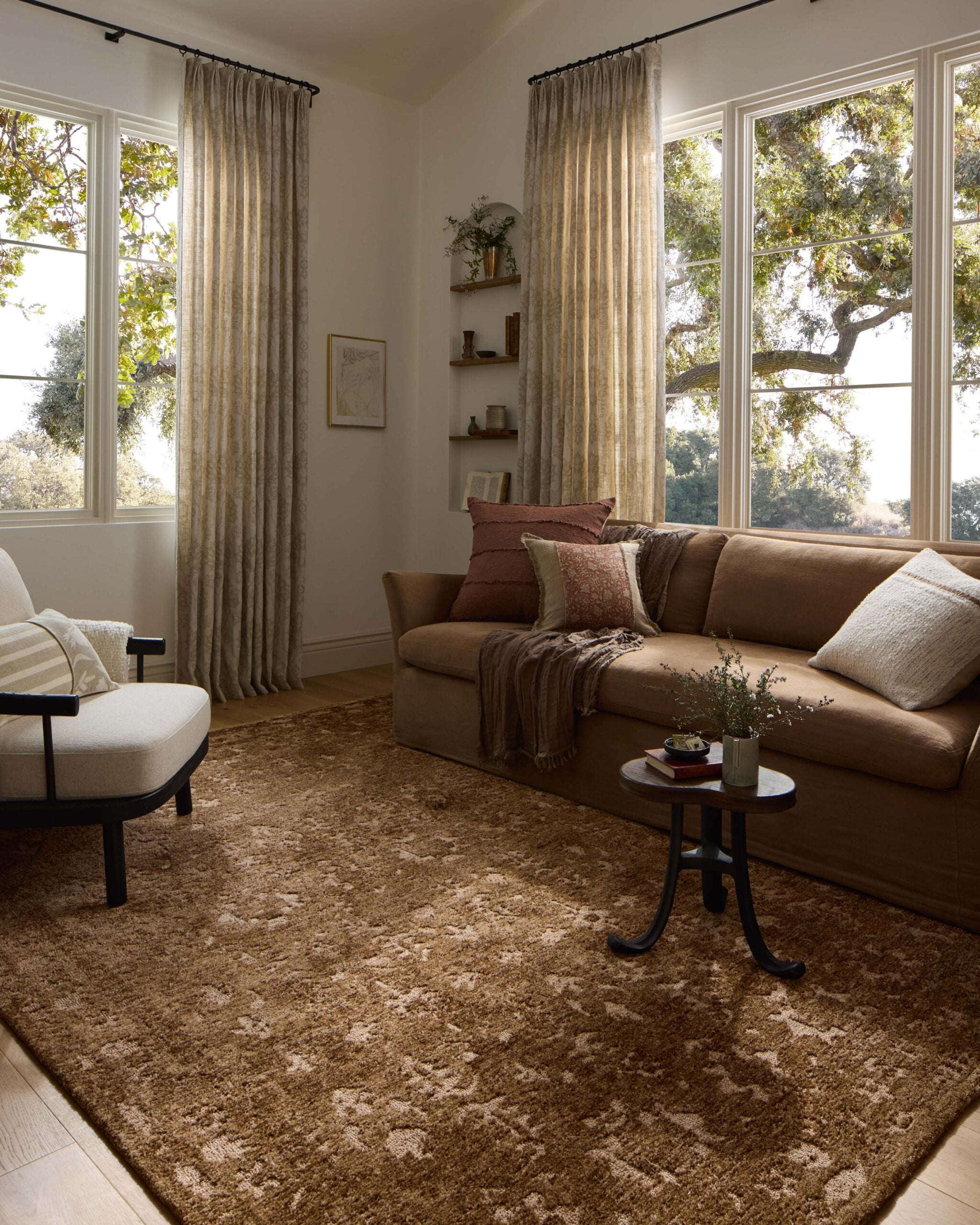 Loloi II Percival Mocha Mocha / Sand Rug