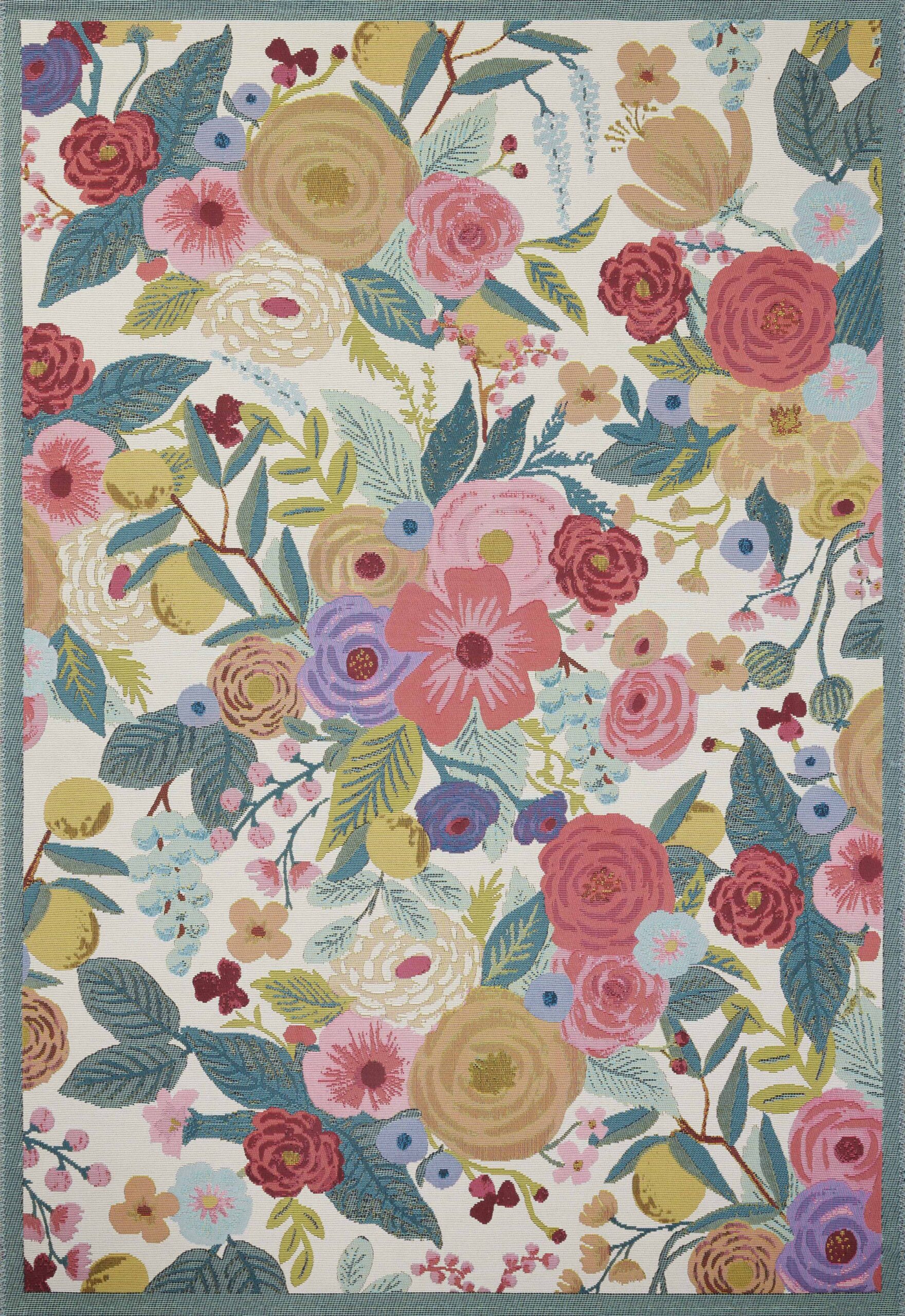 Rifle Paper Co. x Loloi Perennial Rose / Multi Rug