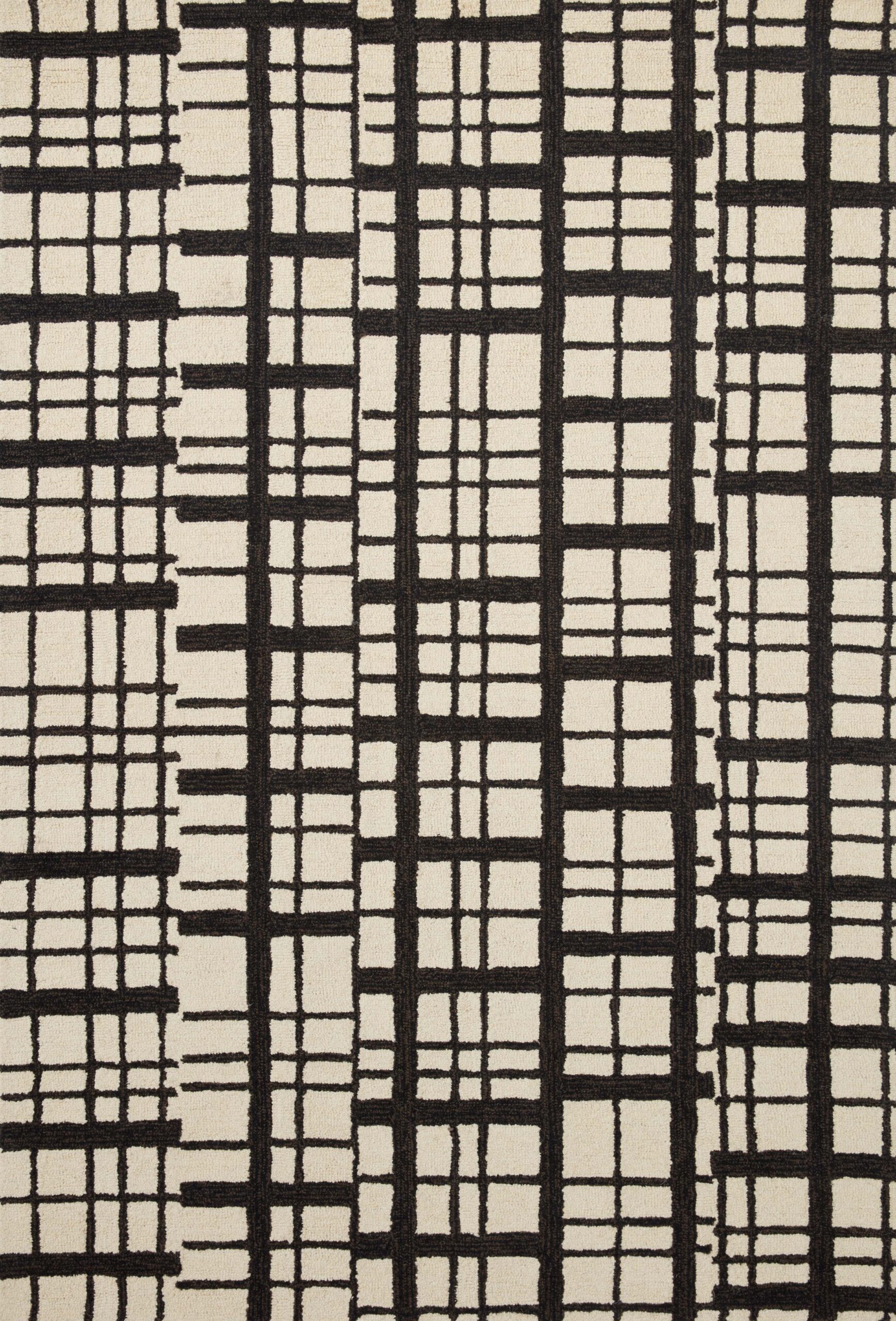 Chris Loves Julia x Black / Ivory Rug