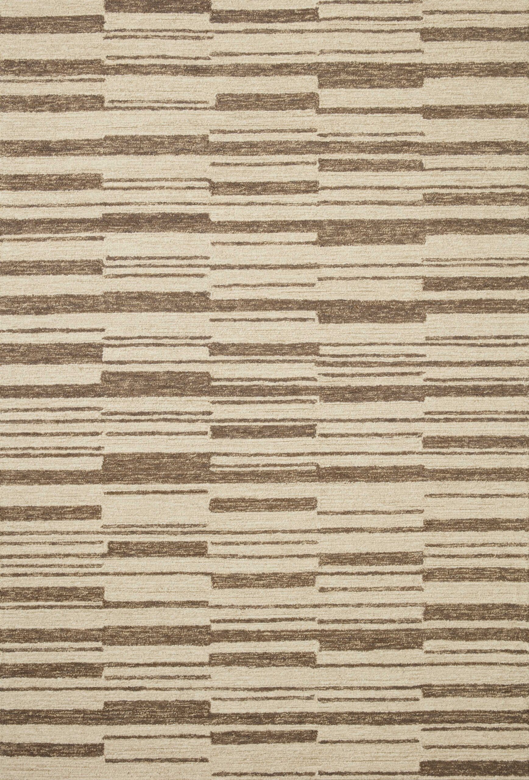 Chris Loves Julia x Beige / Tobacco Rug