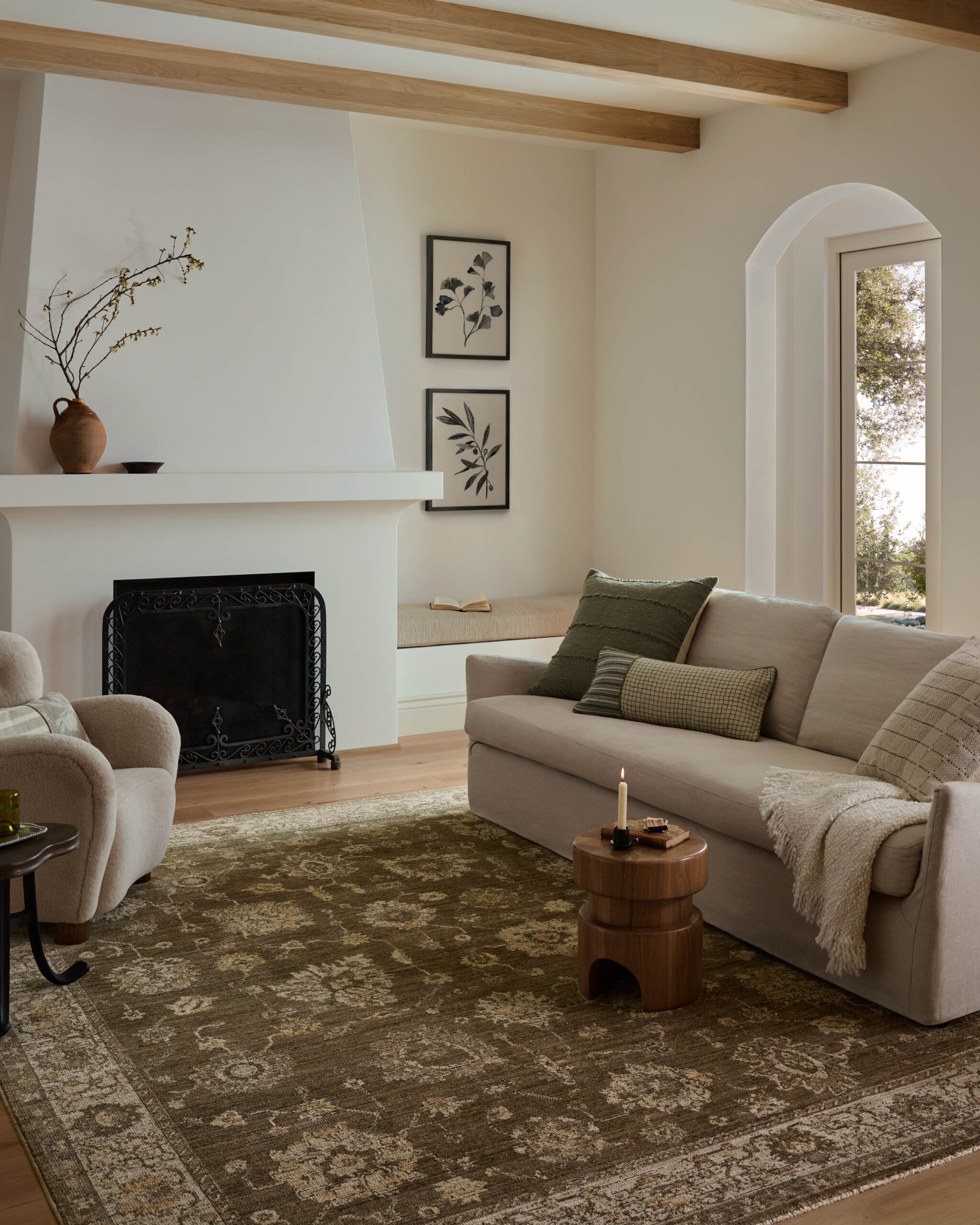 Loloi Priscilla Bark / Bark / Ivory Rug