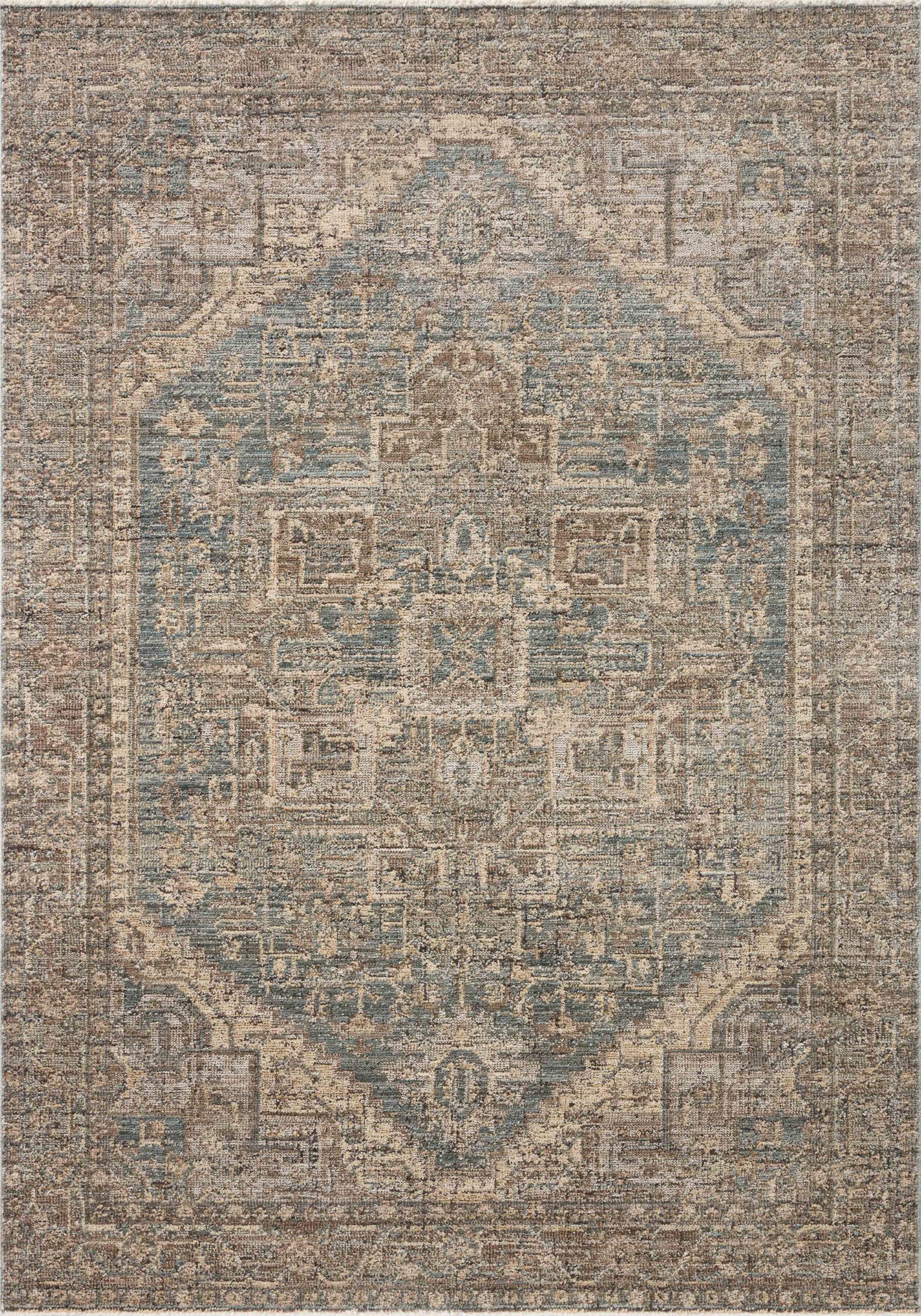 Loloi Priscilla Blue / Blue / Bark Rug