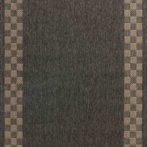 Chris Loves Julia x Charcoal / Natural Rug