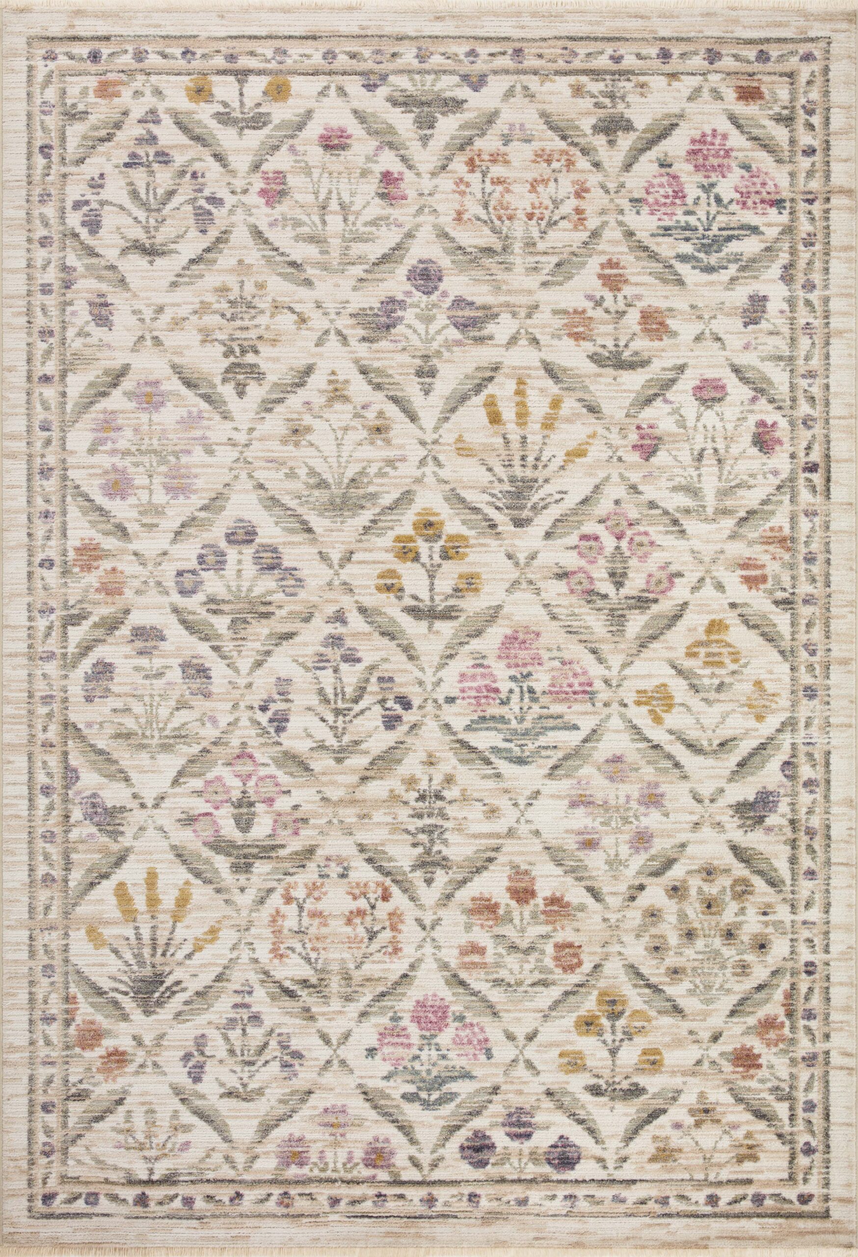Floral Pattern Rifle Paper Co. x Rug