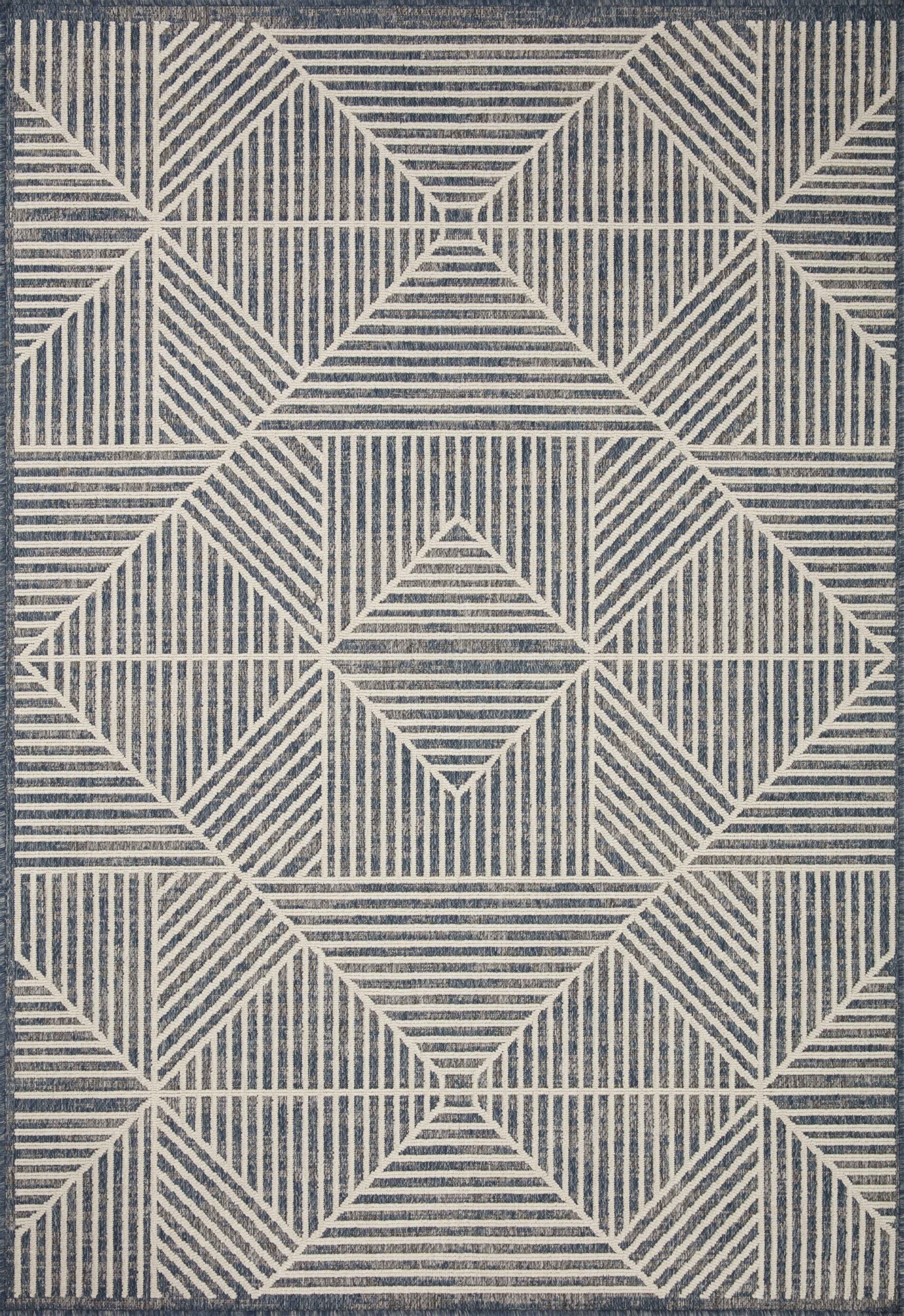 Loloi II Rainier Denim Denim / Ivory Rug