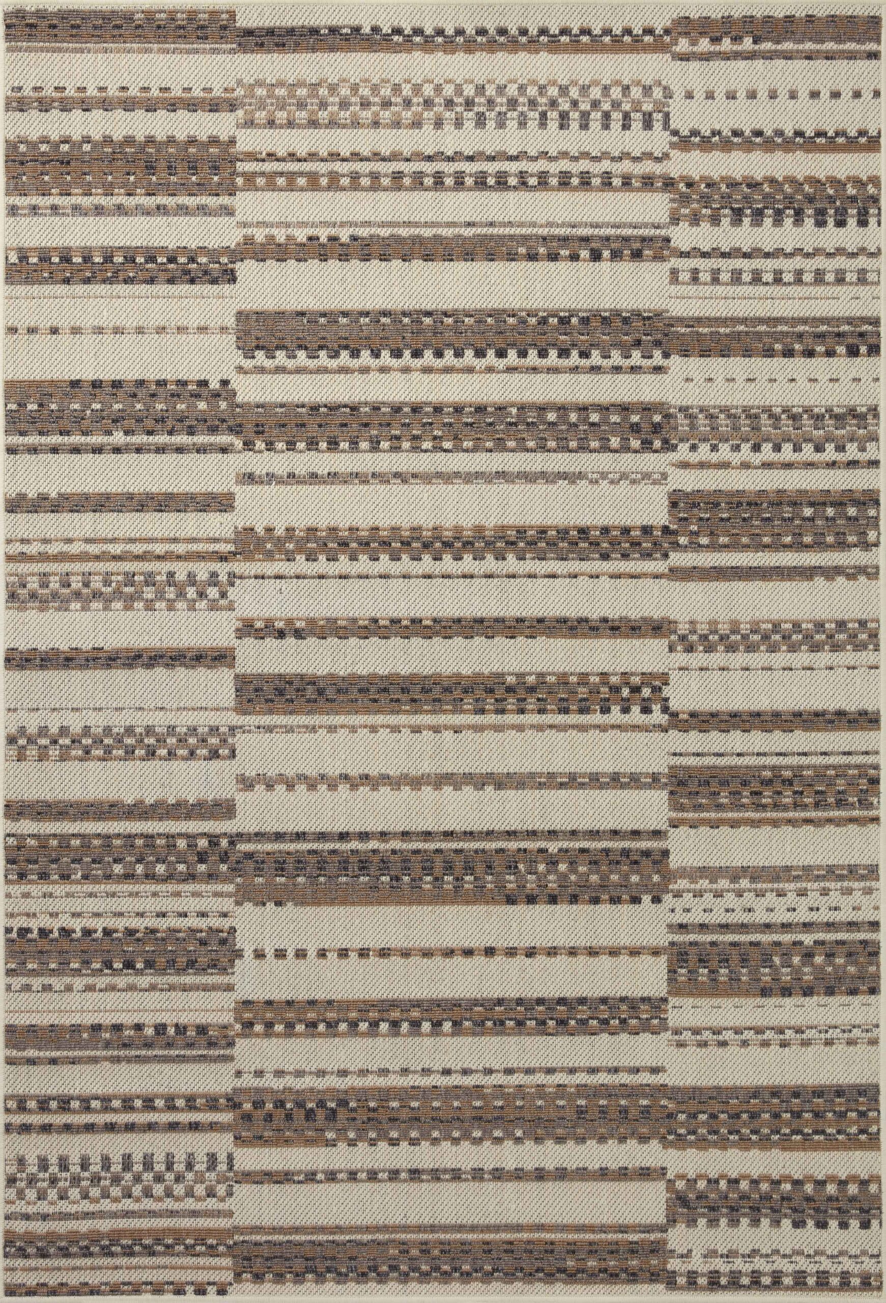 Loloi II Rainier Ivory Ivory / Taupe Rug