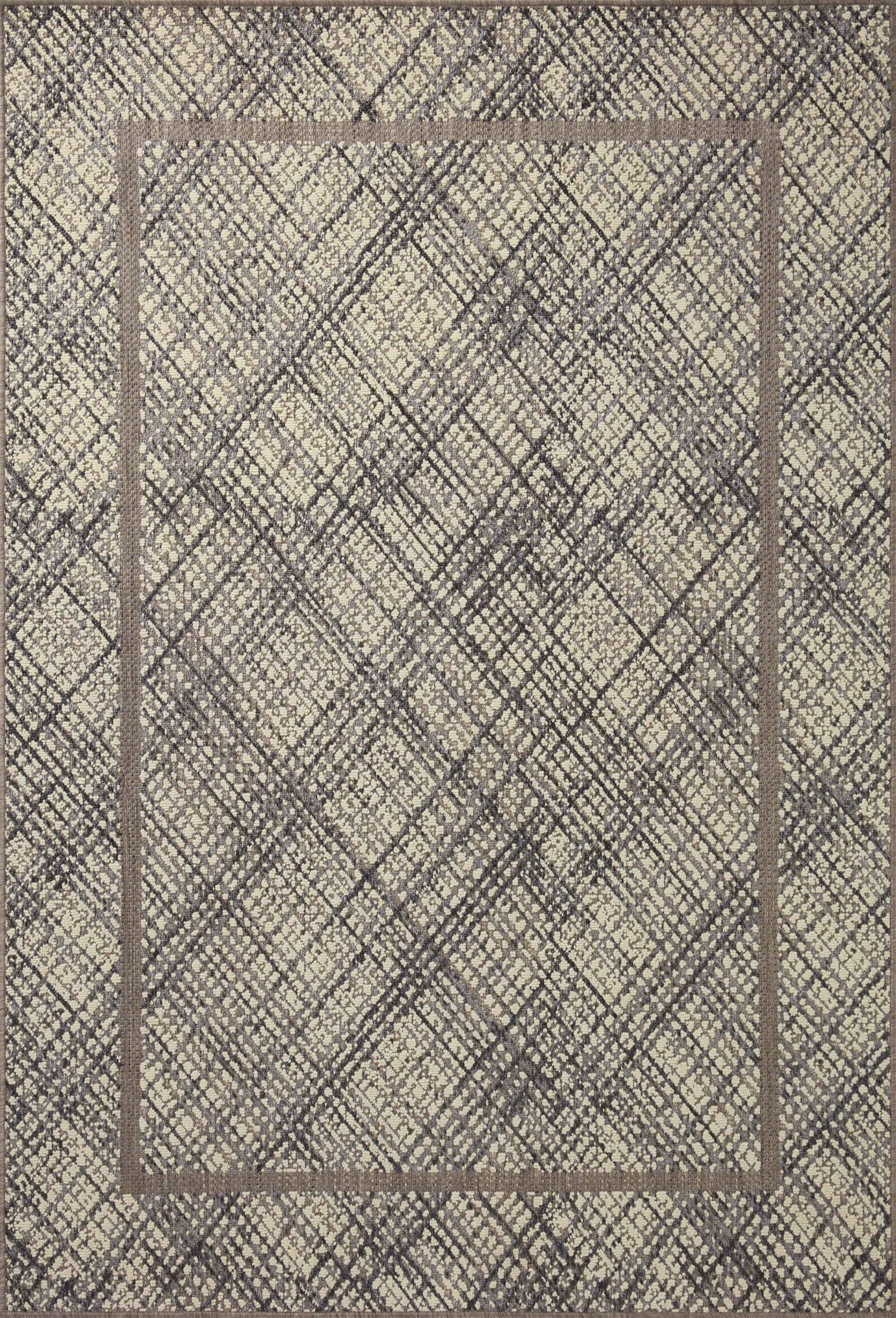 Loloi II Rainier Ivory Ivory / Charcoal Rug