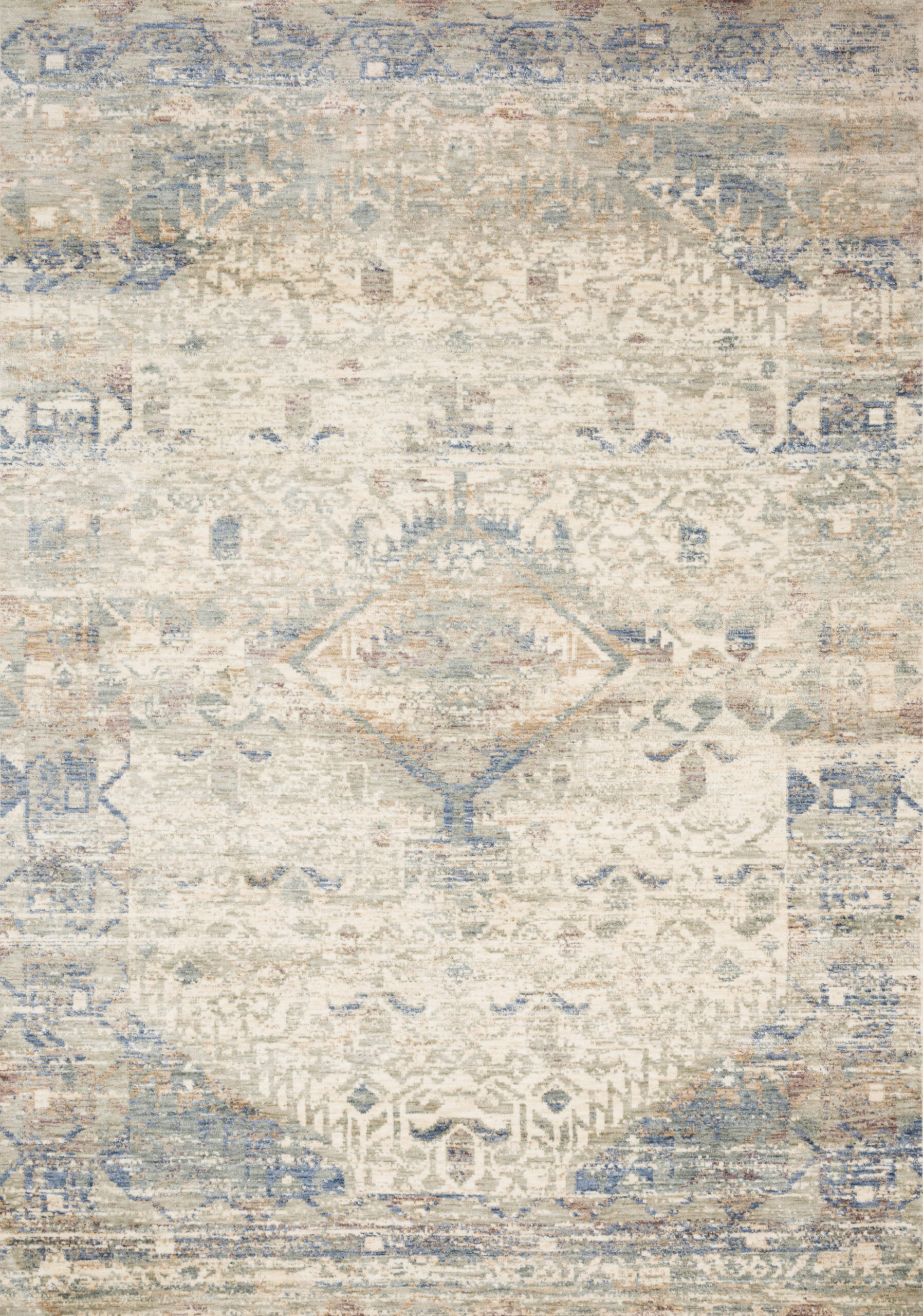 Loloi Revere Ivory / Ivory / Blue Rug