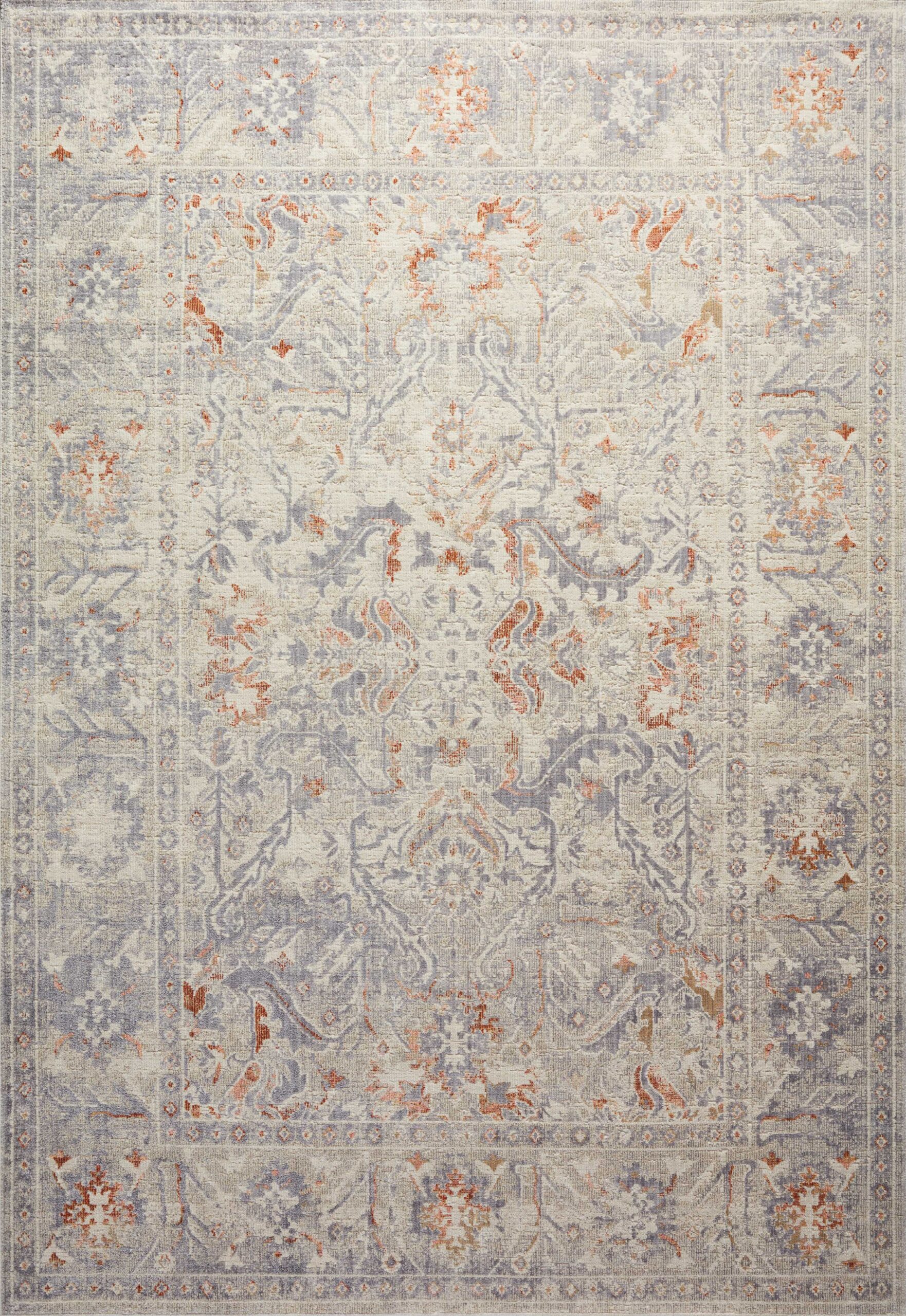 Chris Loves Julia x Oatmeal / Lavender Rug