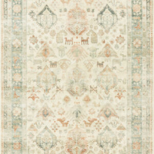 Loloi II Rosette Beige Beige / Multi Rug