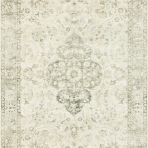 Loloi II Rosette Ivory Ivory / Silver Rug