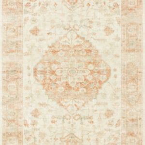 Loloi II Rosette Ivory Ivory / Terracotta Rug