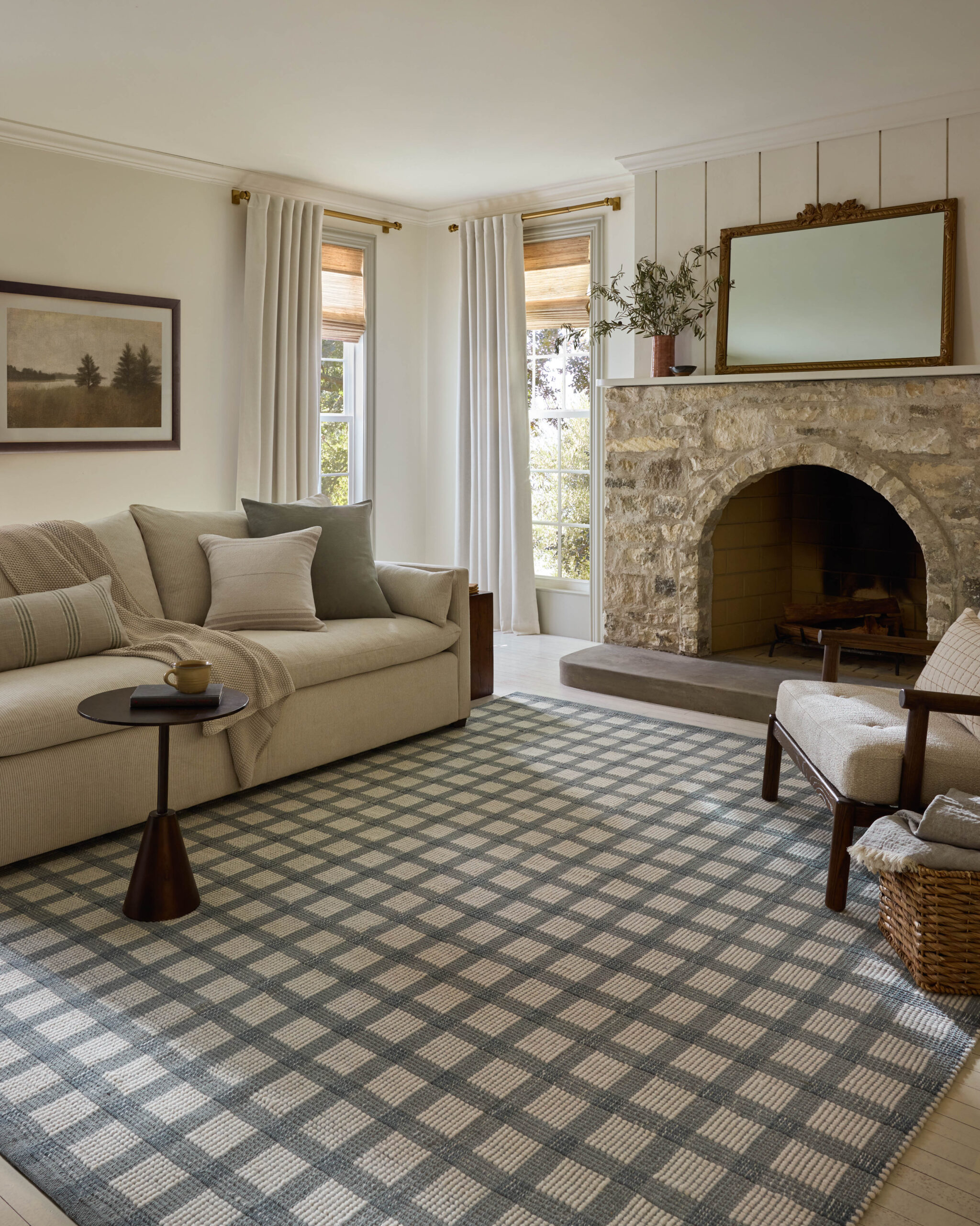 Magnolia Home by Joanna Blue /Stone Ivory Rug